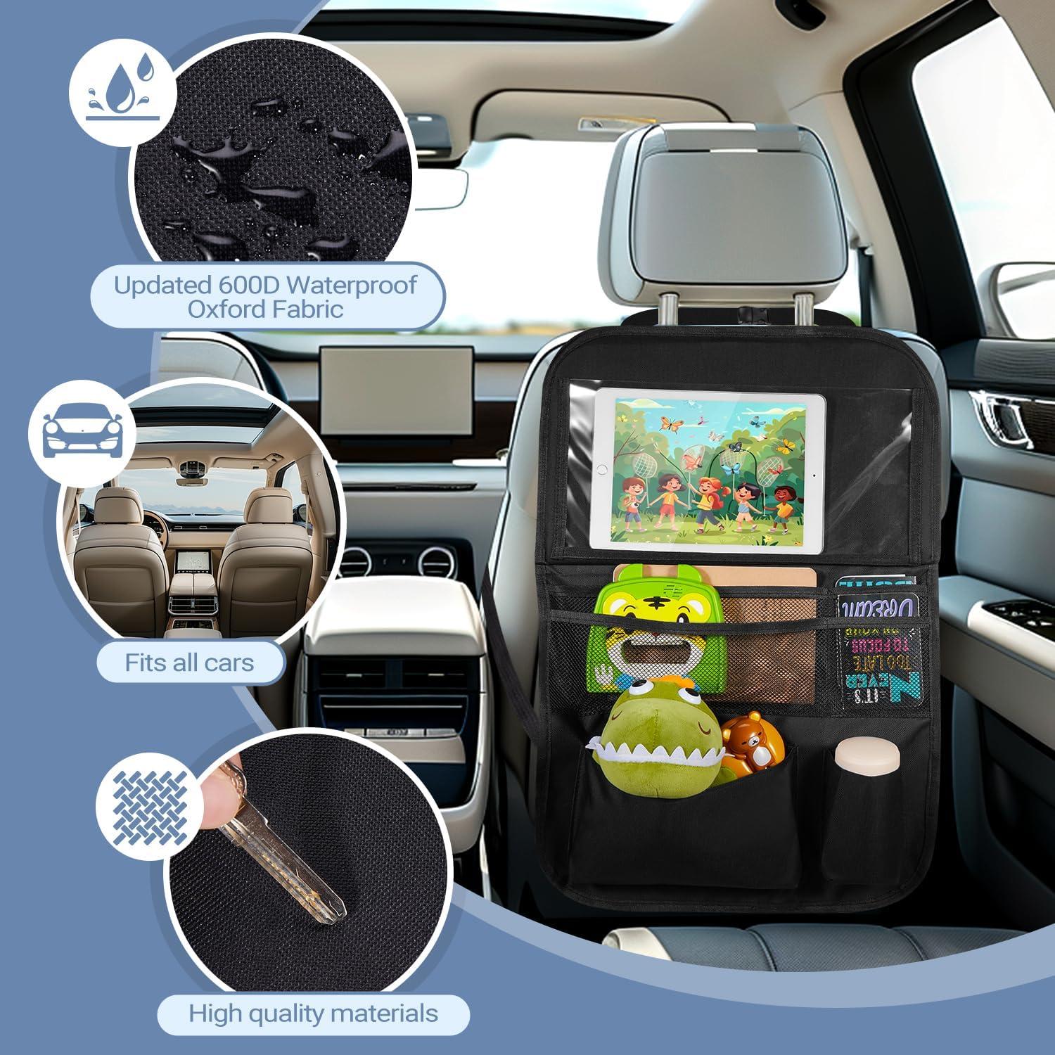 Organizador de Asiento Trasero KOHUIJOO con Bandeja Plegable