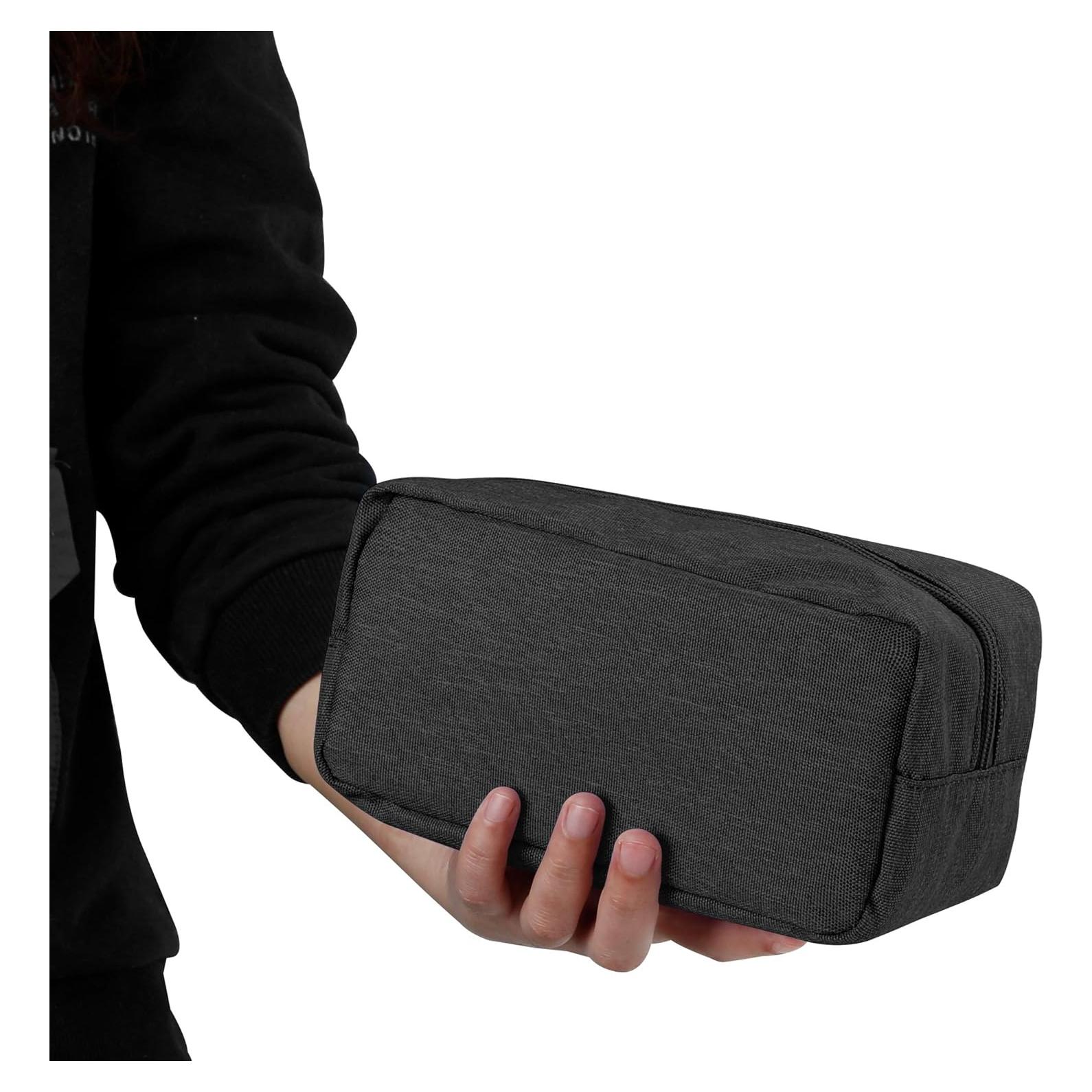 Bolsa de Maquillaje E-Tree Negra Mediana para Viaje 19.8x9.9cm