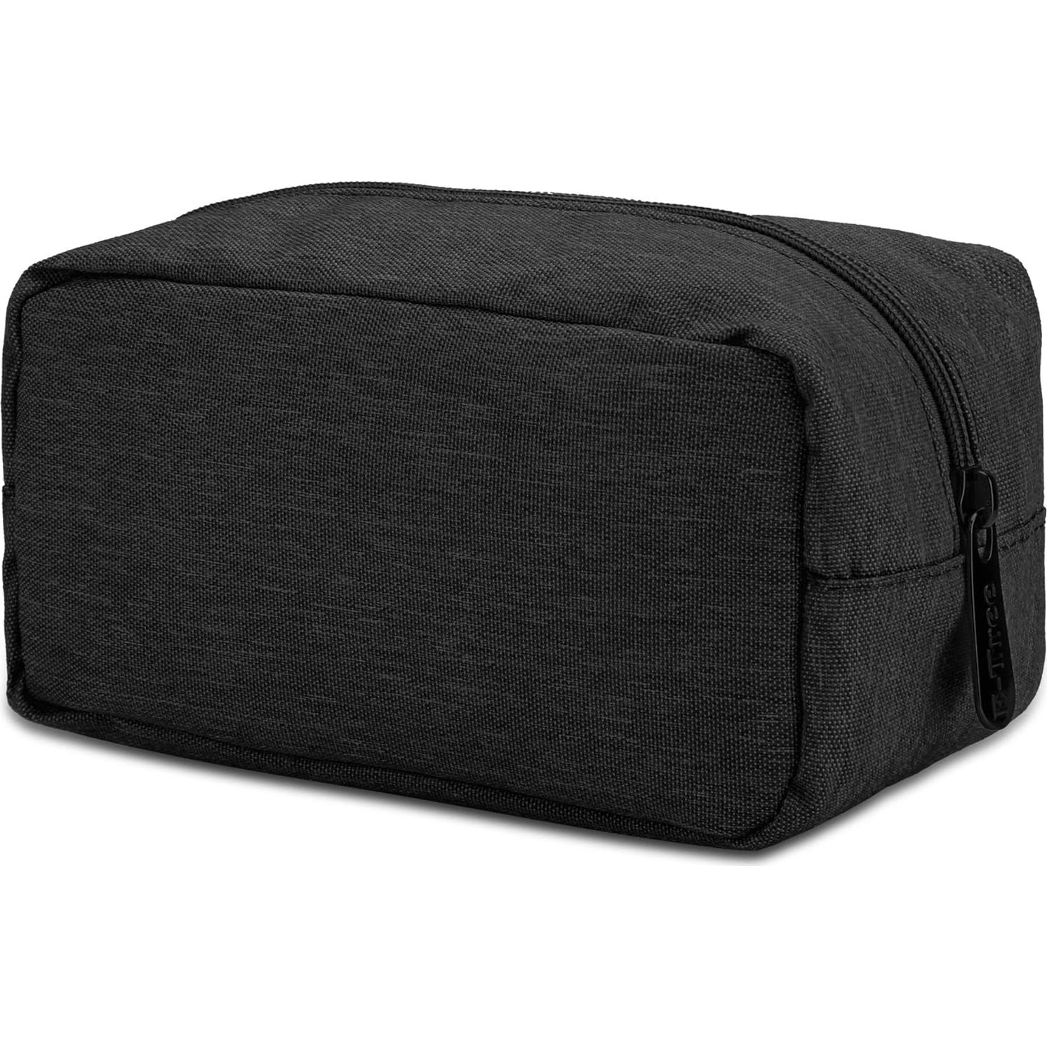 Bolsa de Maquillaje E-Tree Negra Mediana para Viaje 19.8x9.9cm