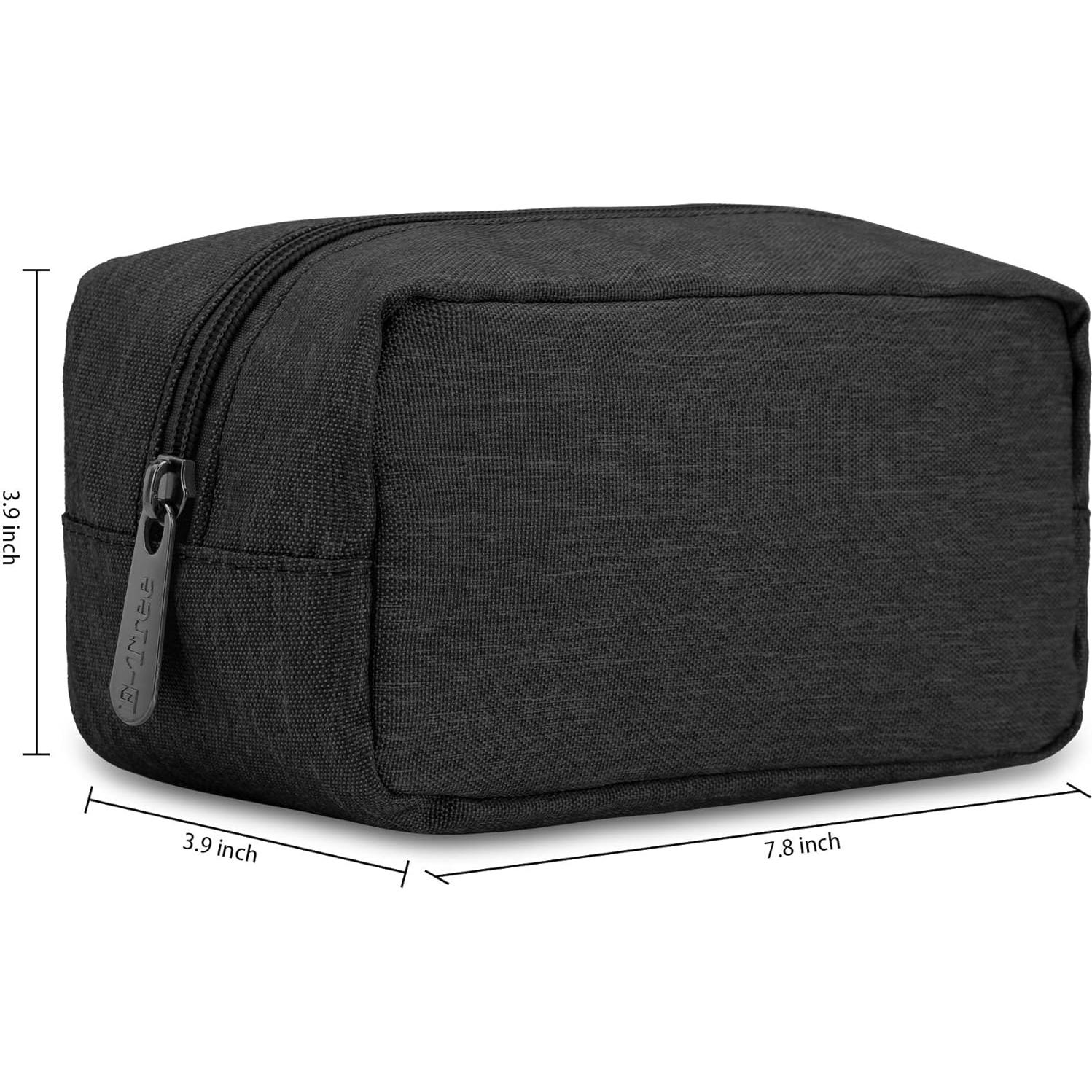 Bolsa de Maquillaje E-Tree Negra Mediana para Viaje 19.8x9.9cm