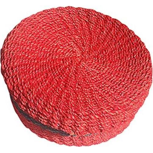 Cesta de Tortilla Redonda Abaca Roja Green Breeze 21.6 cm
