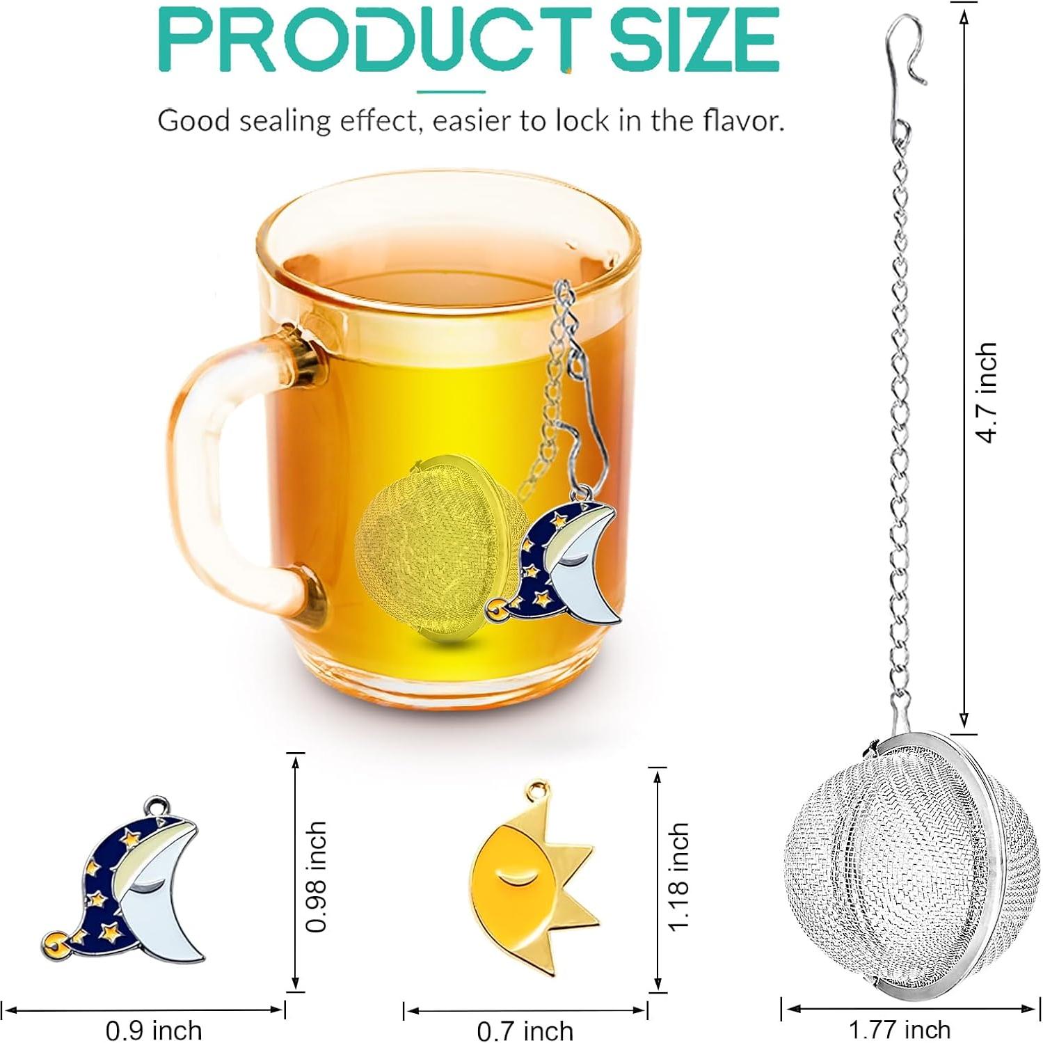 Set 2 Infusores de Té NSTaygate Acero Inoxidable 4.5 cm