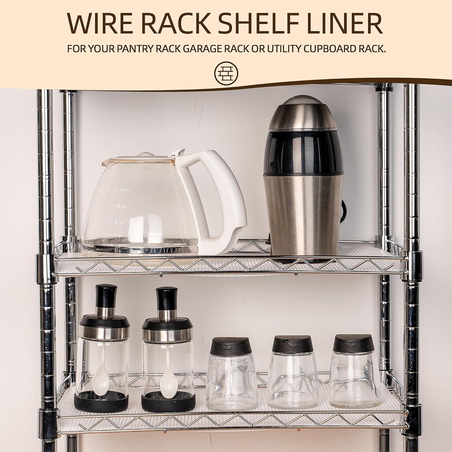 Forro de Estante I@U Blanco 30.48x304.8 cm Antideslizante y Reutilizable