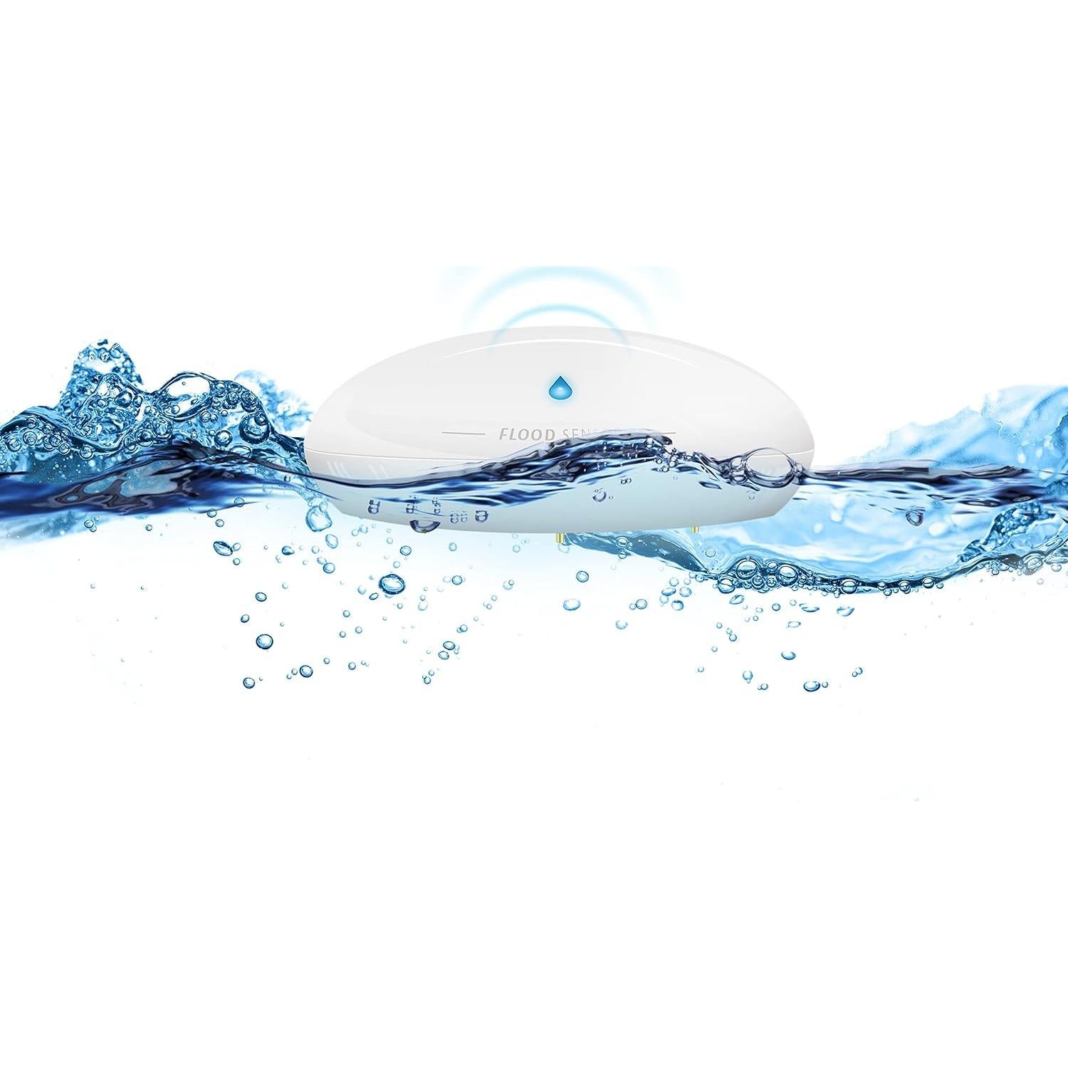 Sensor de Inundación Fibaro FGBHFS-101, Agua y Temperatura