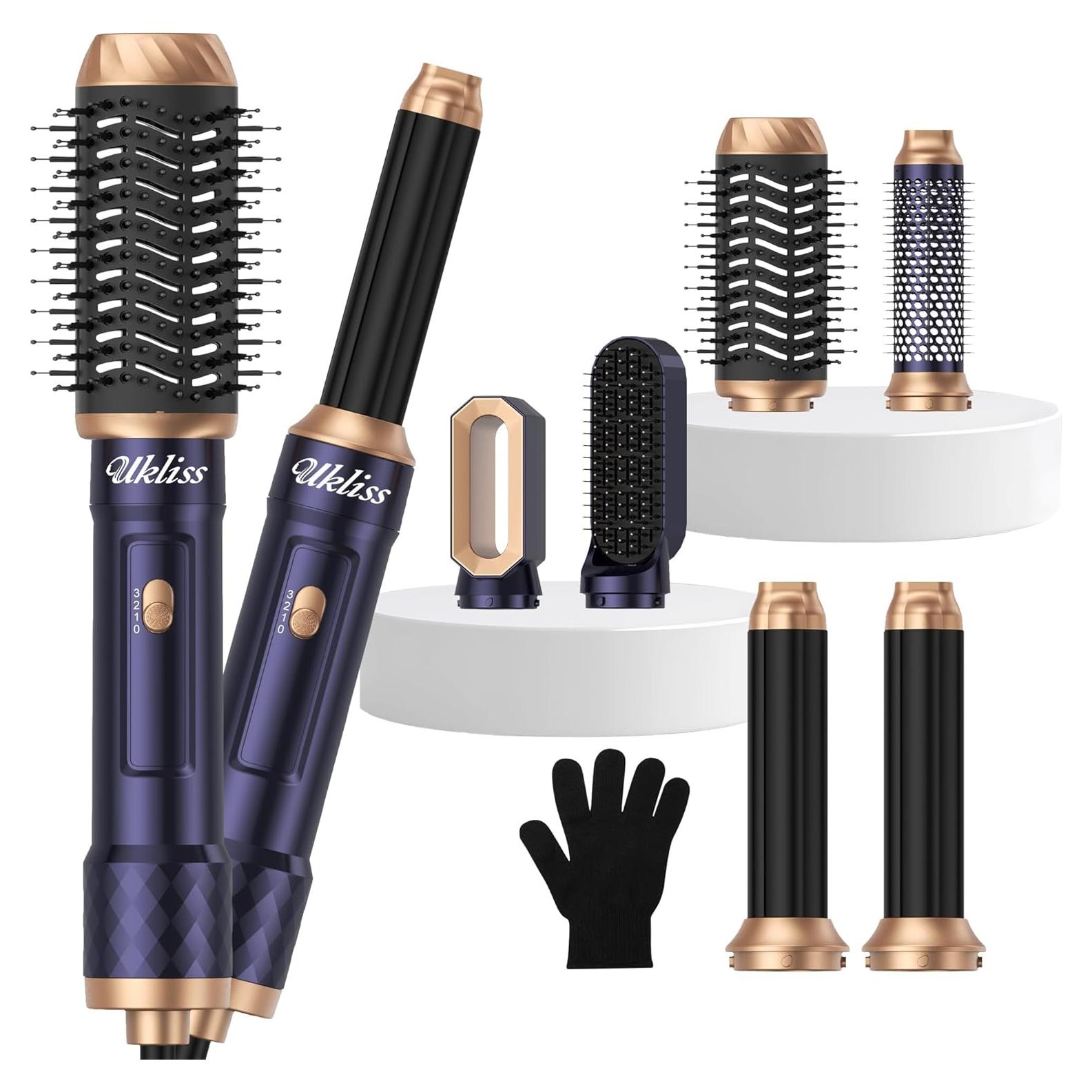 Cepillo Secador 6 en 1 UKLISS - Estilizador Iónico para Cabello