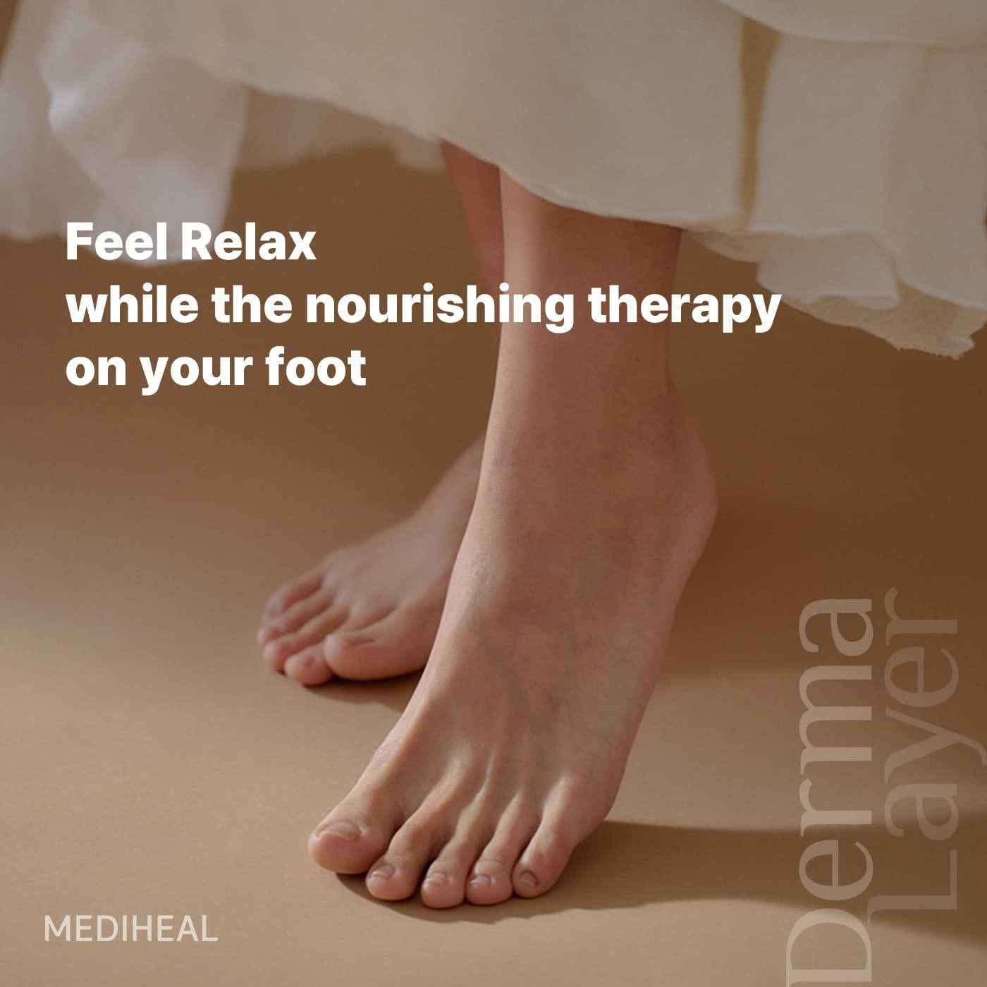 Mascarilla para Pies MEDIHEAL 5 Unidades Hidratante Ceramidas