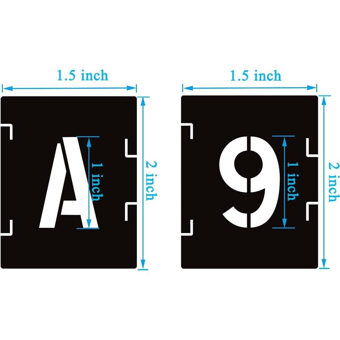 Kit de Plantillas de Manualidades HZMM - 42 Piezas Reutilizables