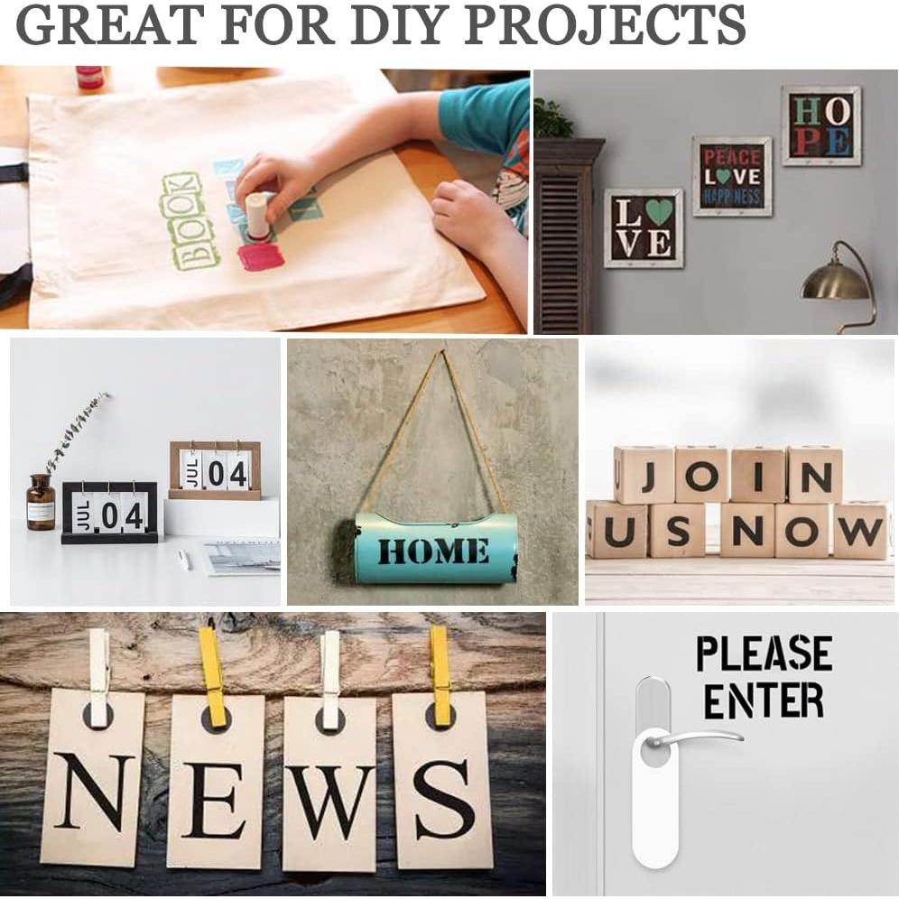 Kit de Plantillas de Manualidades HZMM - 42 Piezas Reutilizables