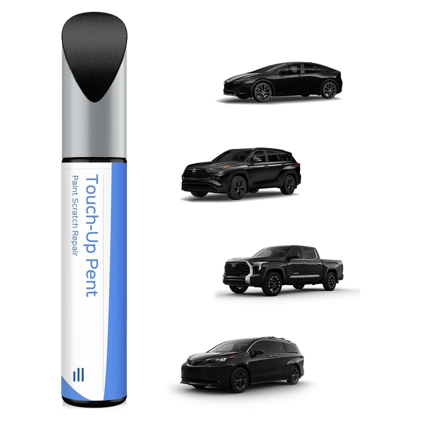 Pintura de Retocar PARTS4EV 0.41 Fl Oz Negro Metálico Toyota