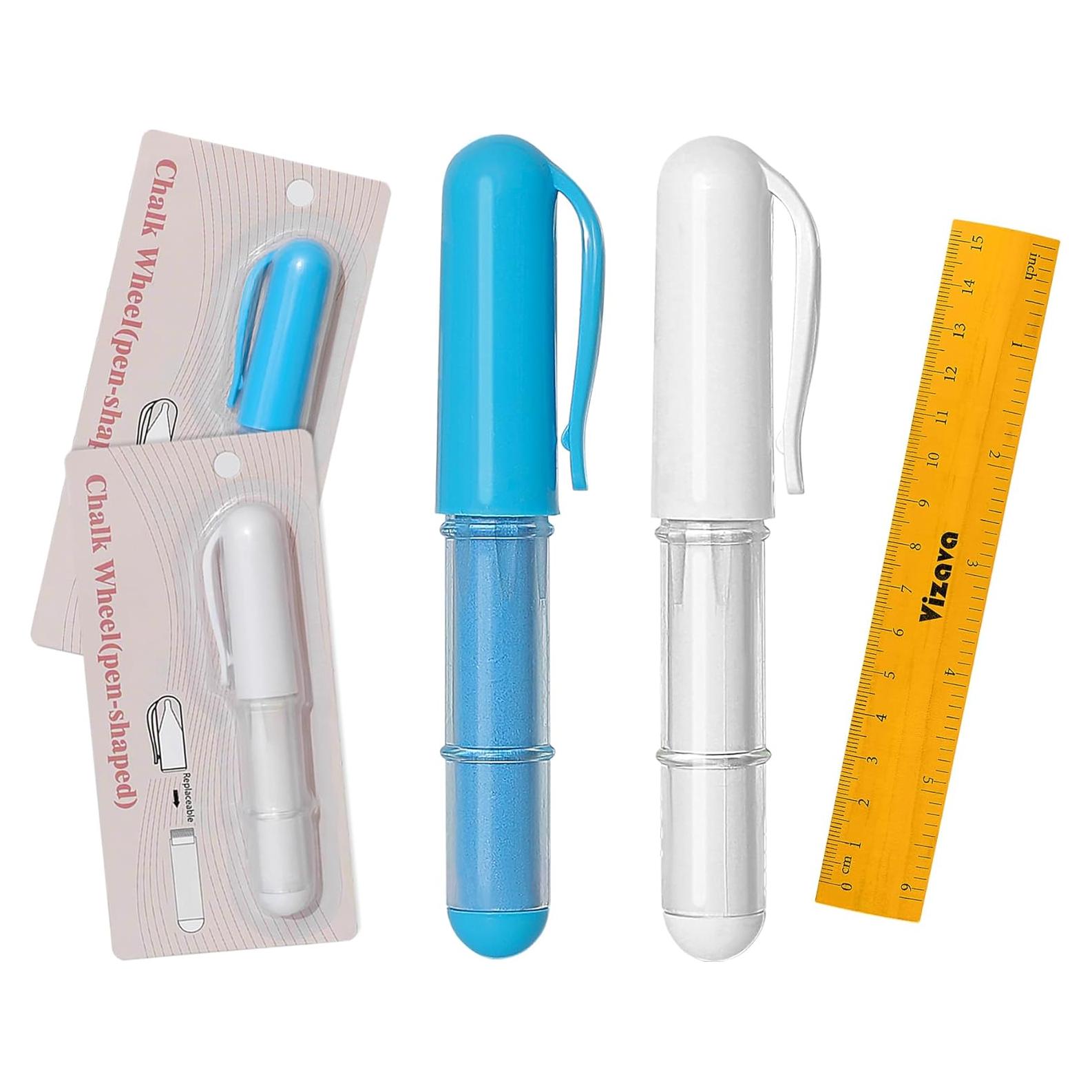 Marcadores de Tiza para Tela Vizava - Borrables, 2 Colores