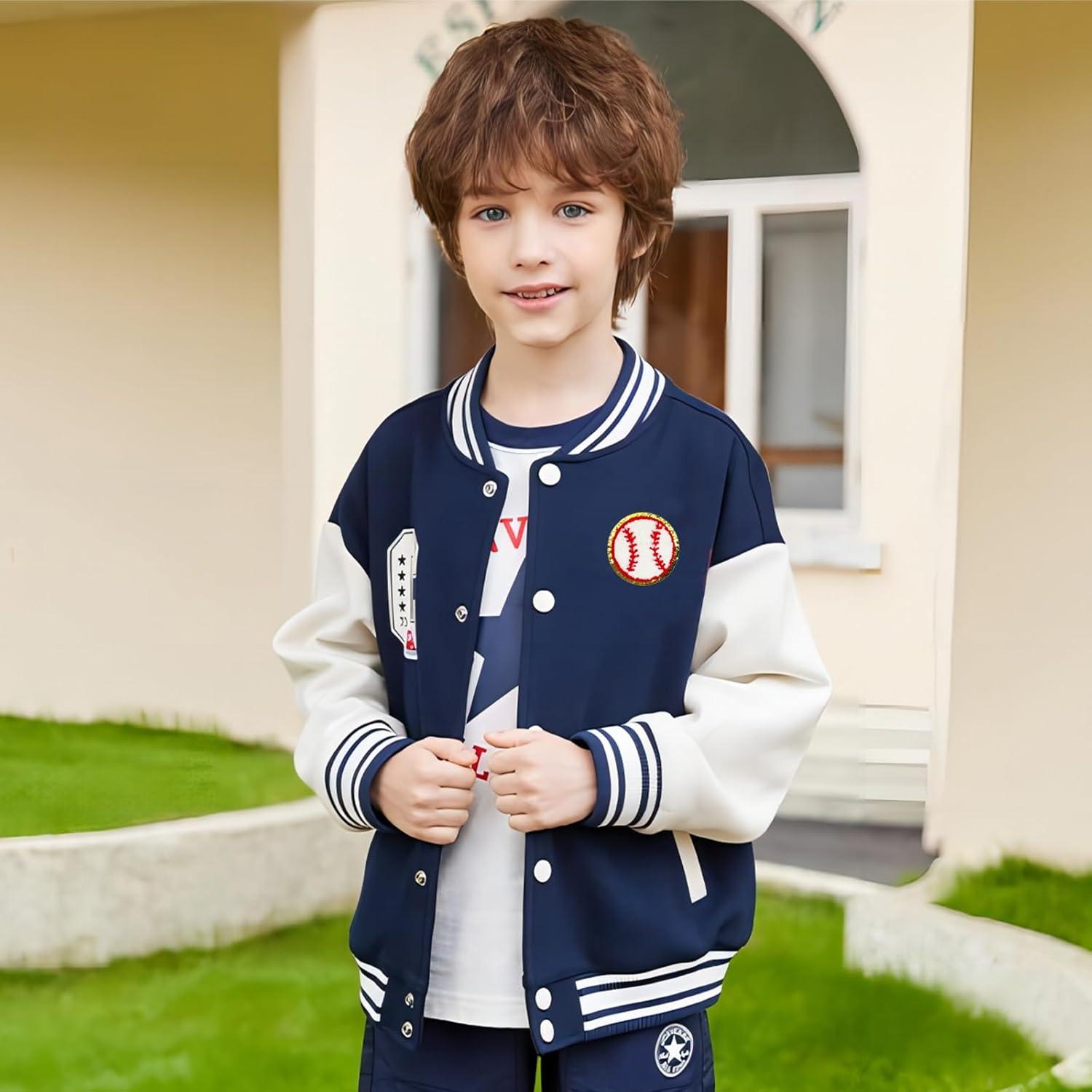 Jongdari 9 Parches de Béisbol Chenille para Planchar - Algodón