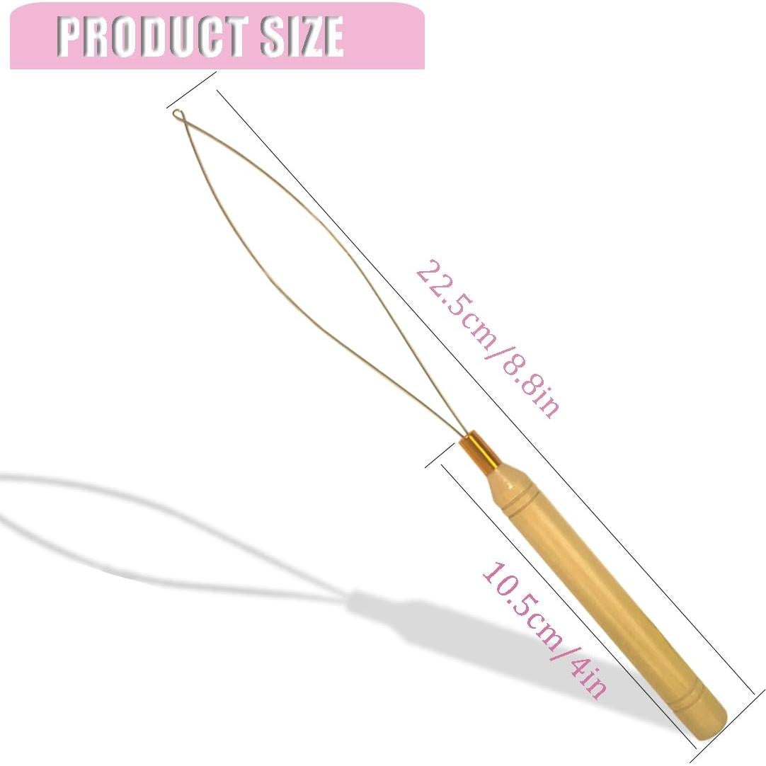 Set de 5 Enhebradores de Agujas GAQWOK con Mango de Madera