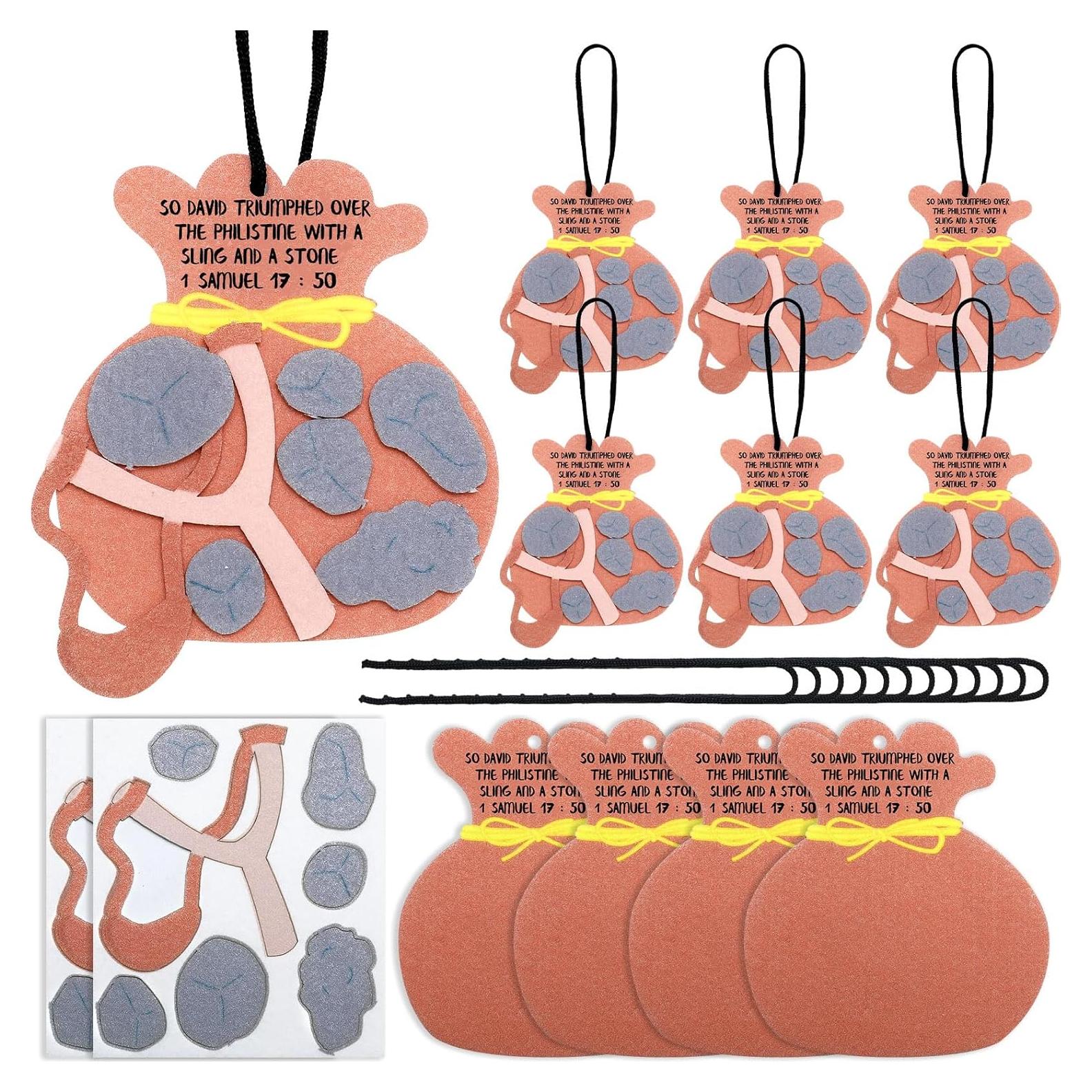 Kit de Manualidades David y Goliat 12 Piezas SmoothNovelty