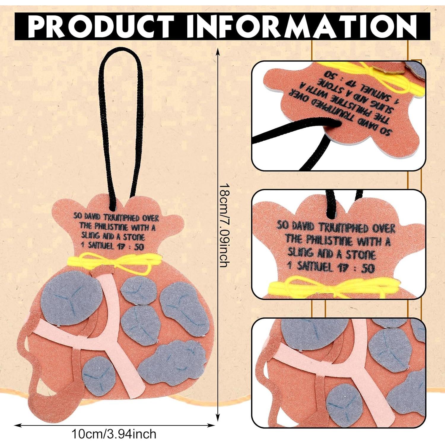 Kit de Manualidades David y Goliat 12 Piezas SmoothNovelty