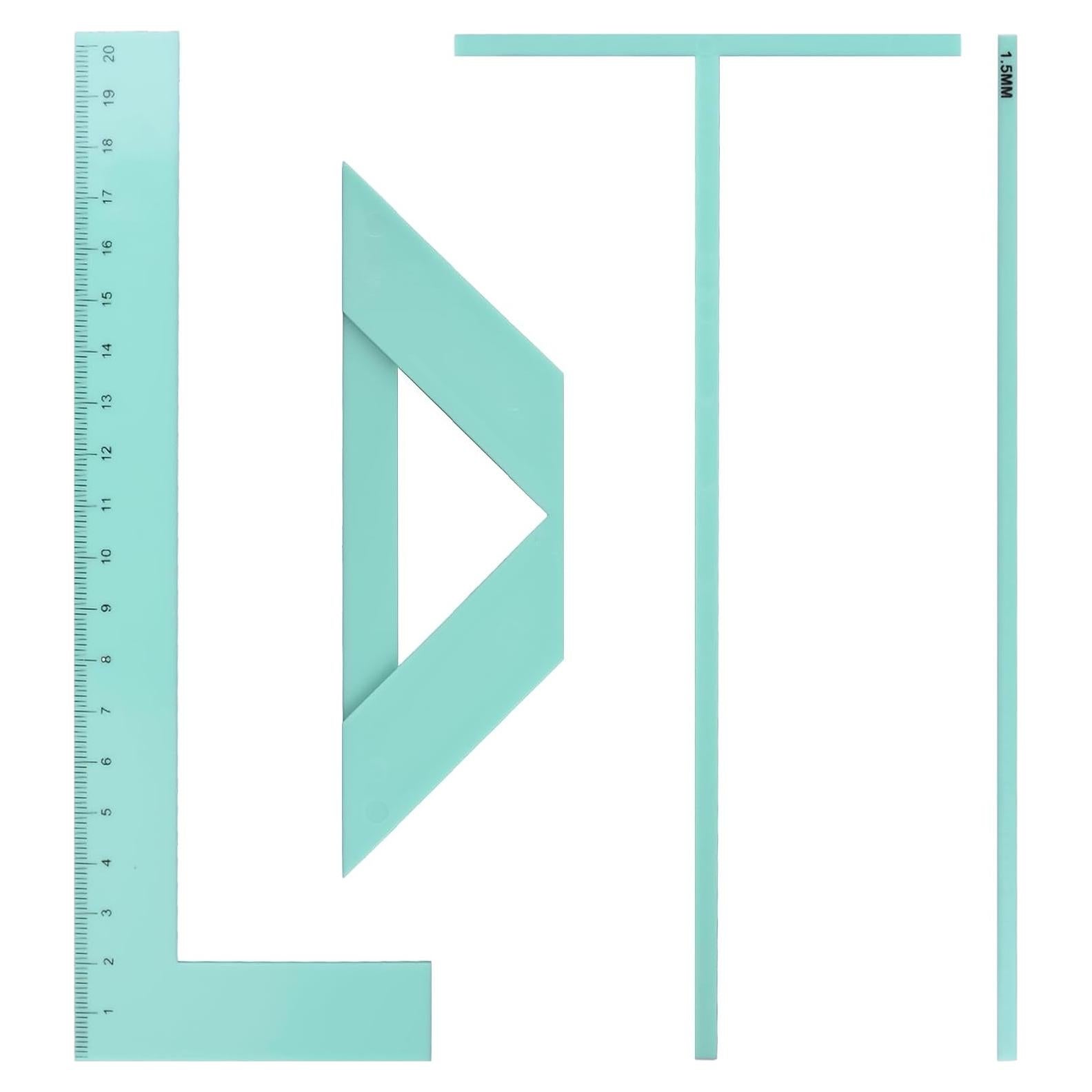 Juego de 4 Herramientas de Encuadernación Acrílica URROMA Verde