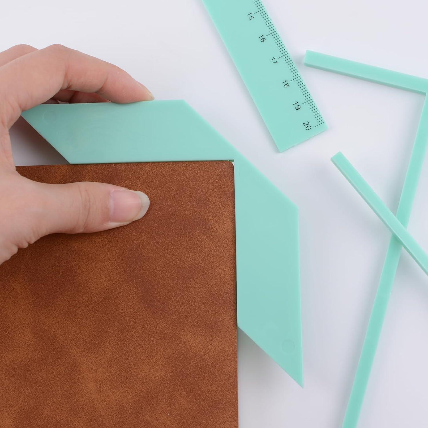 Juego de 4 Herramientas de Encuadernación Acrílica URROMA Verde