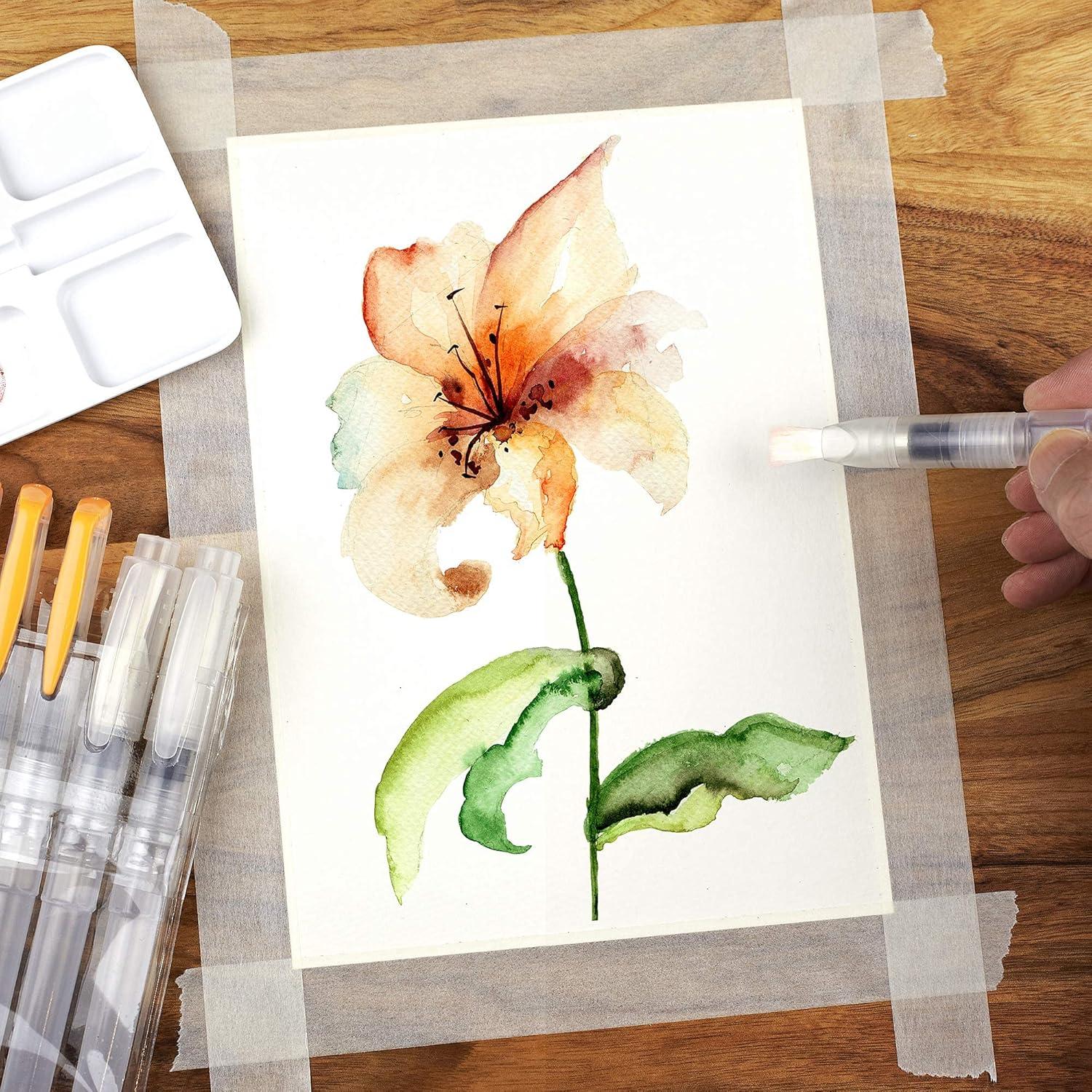 Set de 6 Pinceles de Acuarela Chromatek con Punta de Nylon