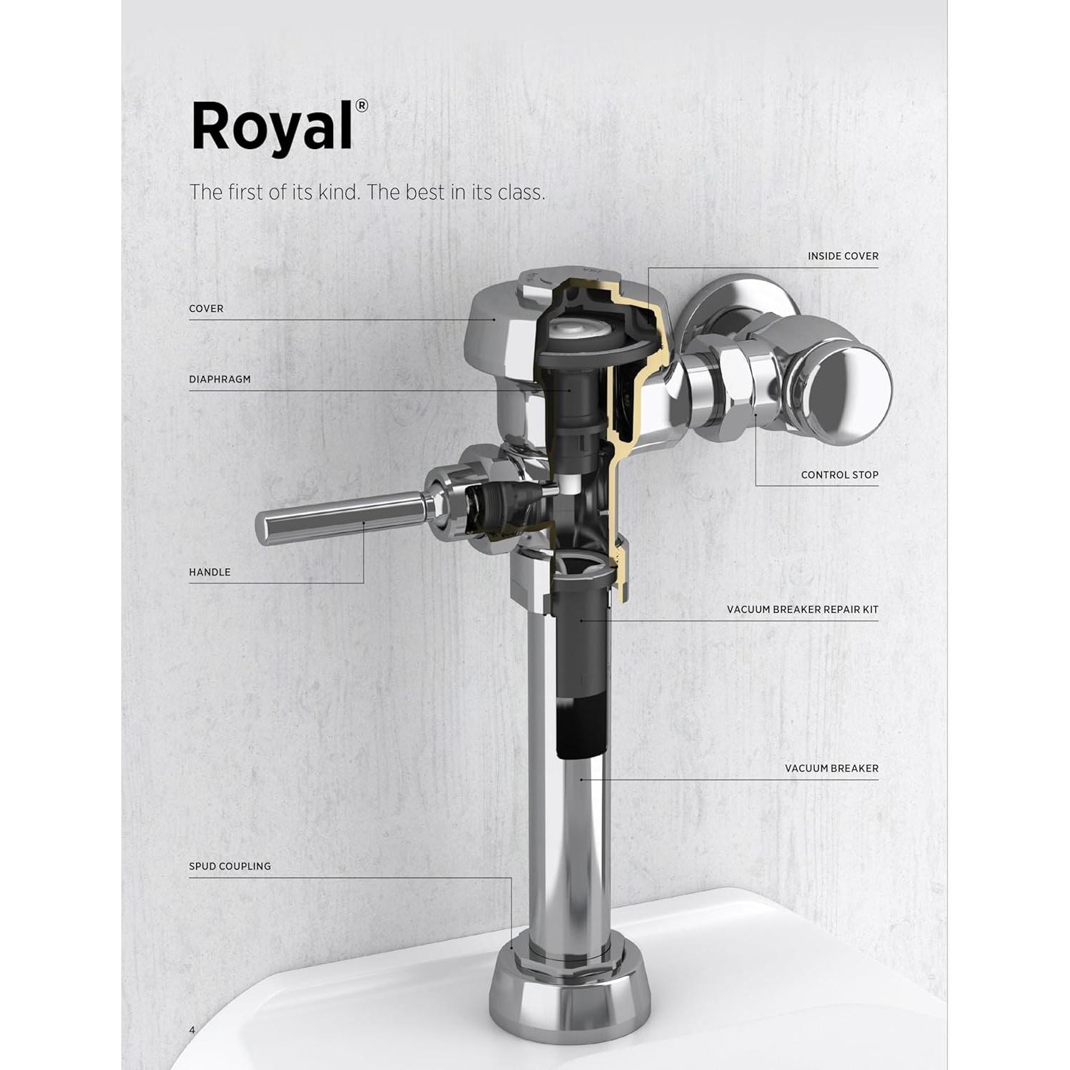 Inodoro Sloan Royal 111 con Sensor Infrarrojo 1.28 GPF