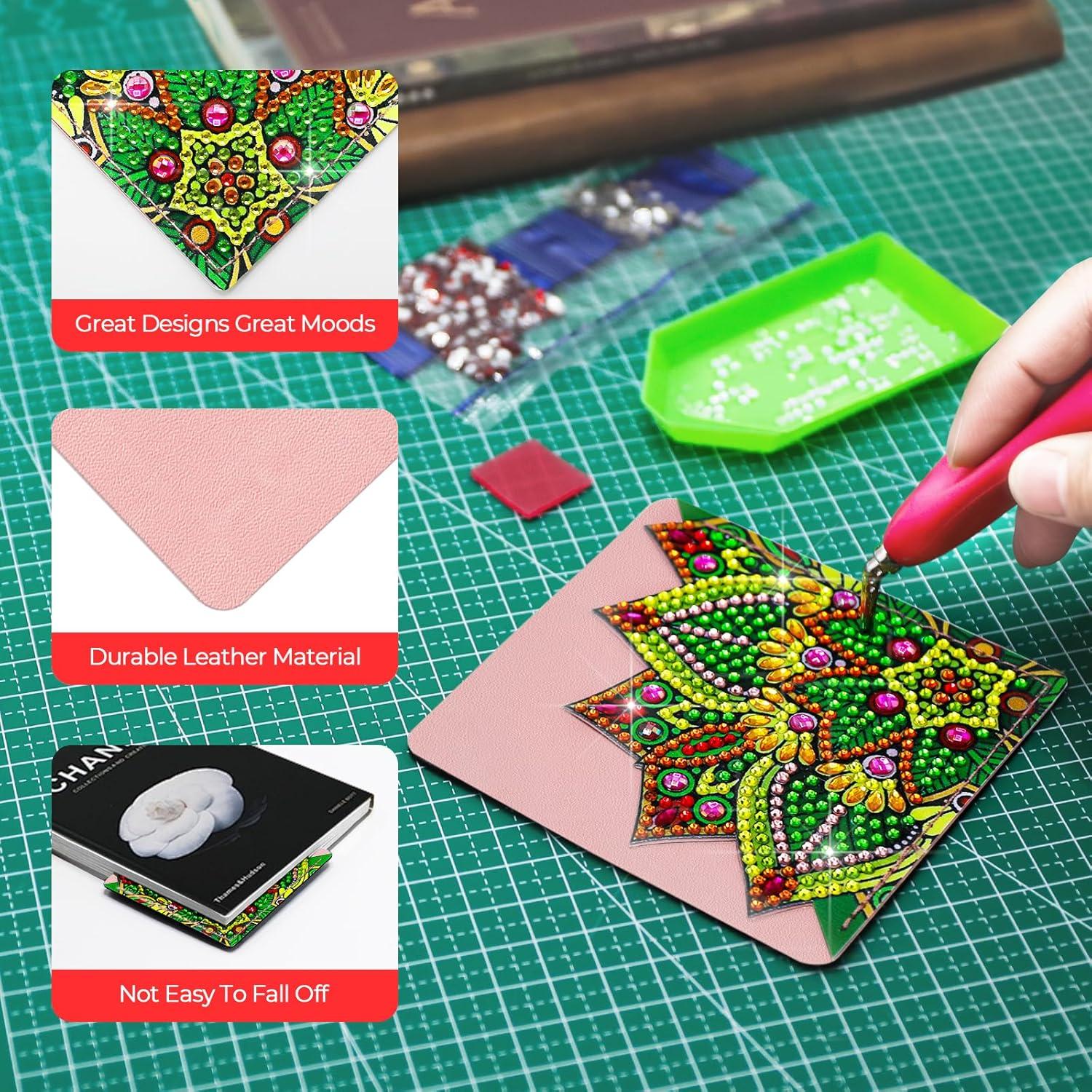 Set de 16 Marcadores de Diamante CharySim Mandala DIY