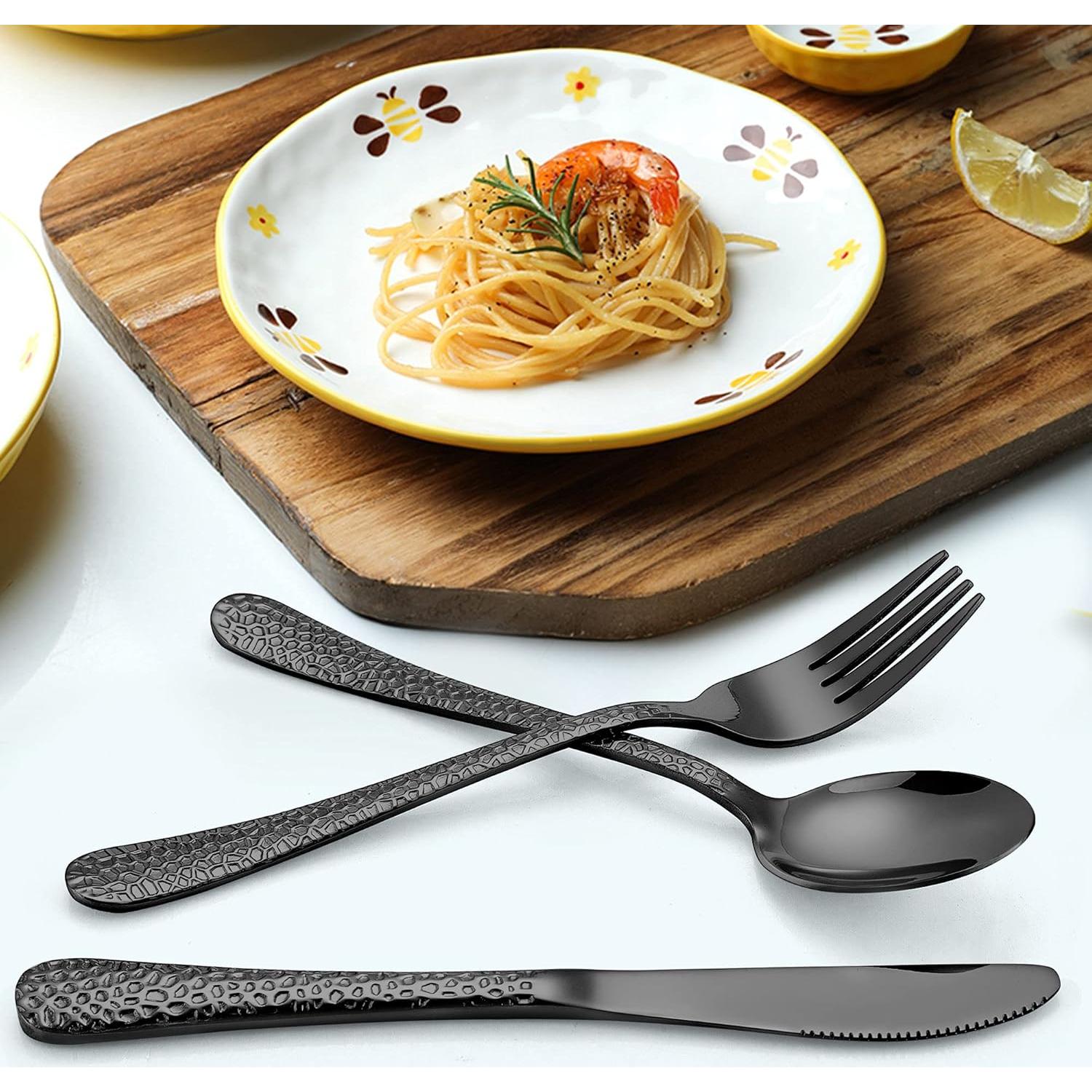 Set de Cubiertos para Niños LIANYU 12 Piezas Acero Inoxidable