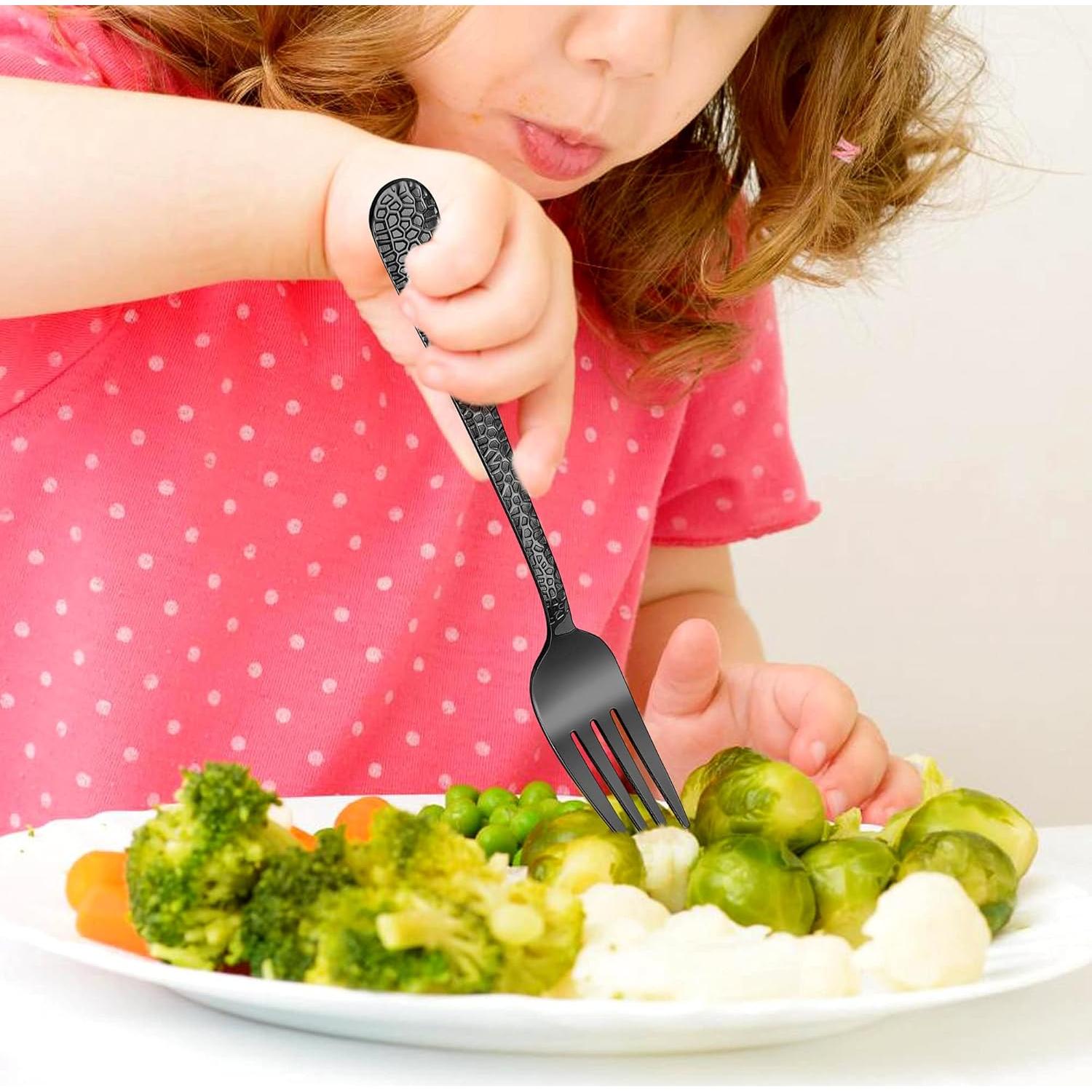 Set de Cubiertos para Niños LIANYU 12 Piezas Acero Inoxidable