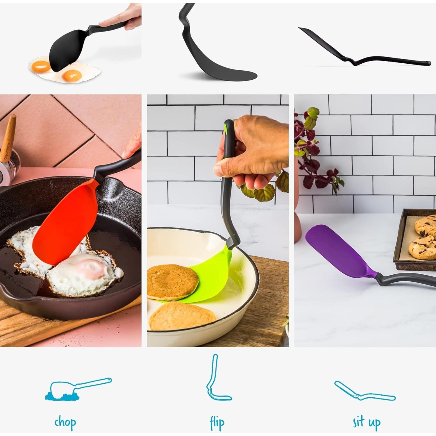 Espátula Flexible Antiadherente Dreamfarm 30.5 cm Negra