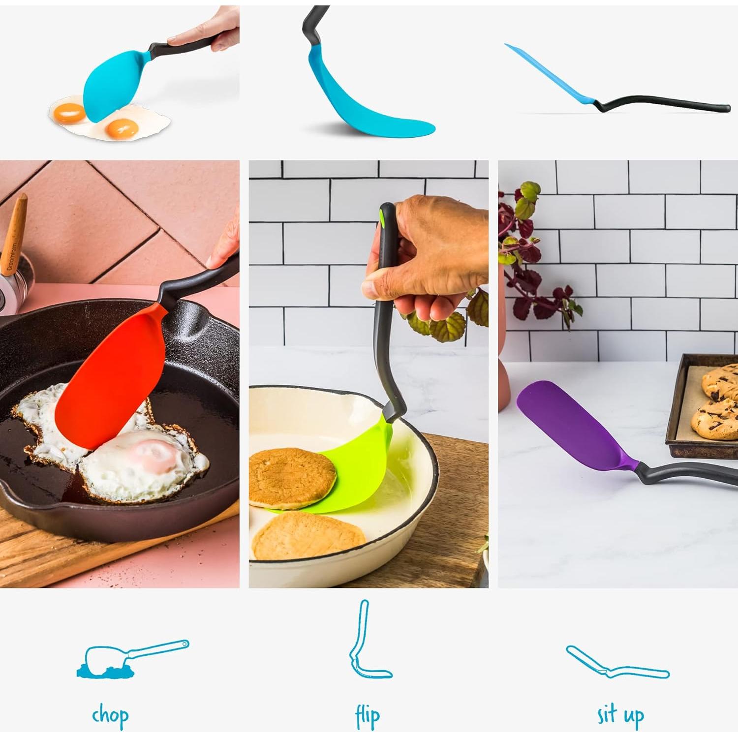 Espátula Chopula Dreamfarm 30.48 cm Nylon Antiadherente Azul