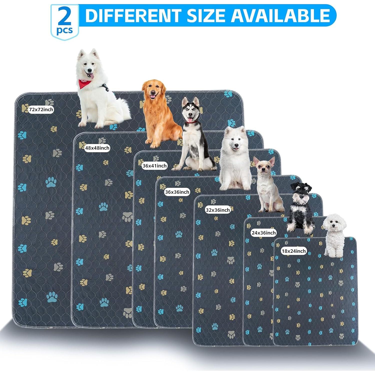 Almohadillas Lavables para Cachorros Aitmexcn 45x61cm 2Pcs