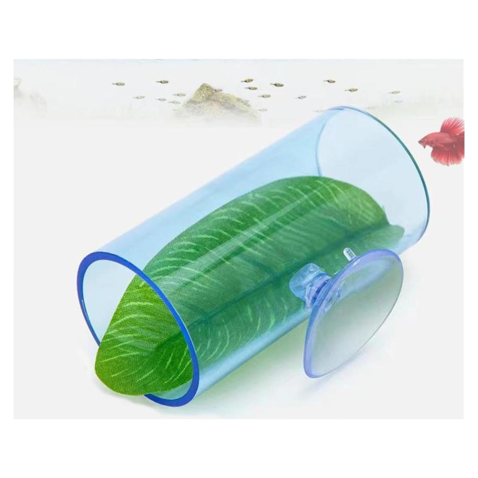 Túnel Acrílico para Peces Betta DODOAQUA 7.8cm Azul Claro