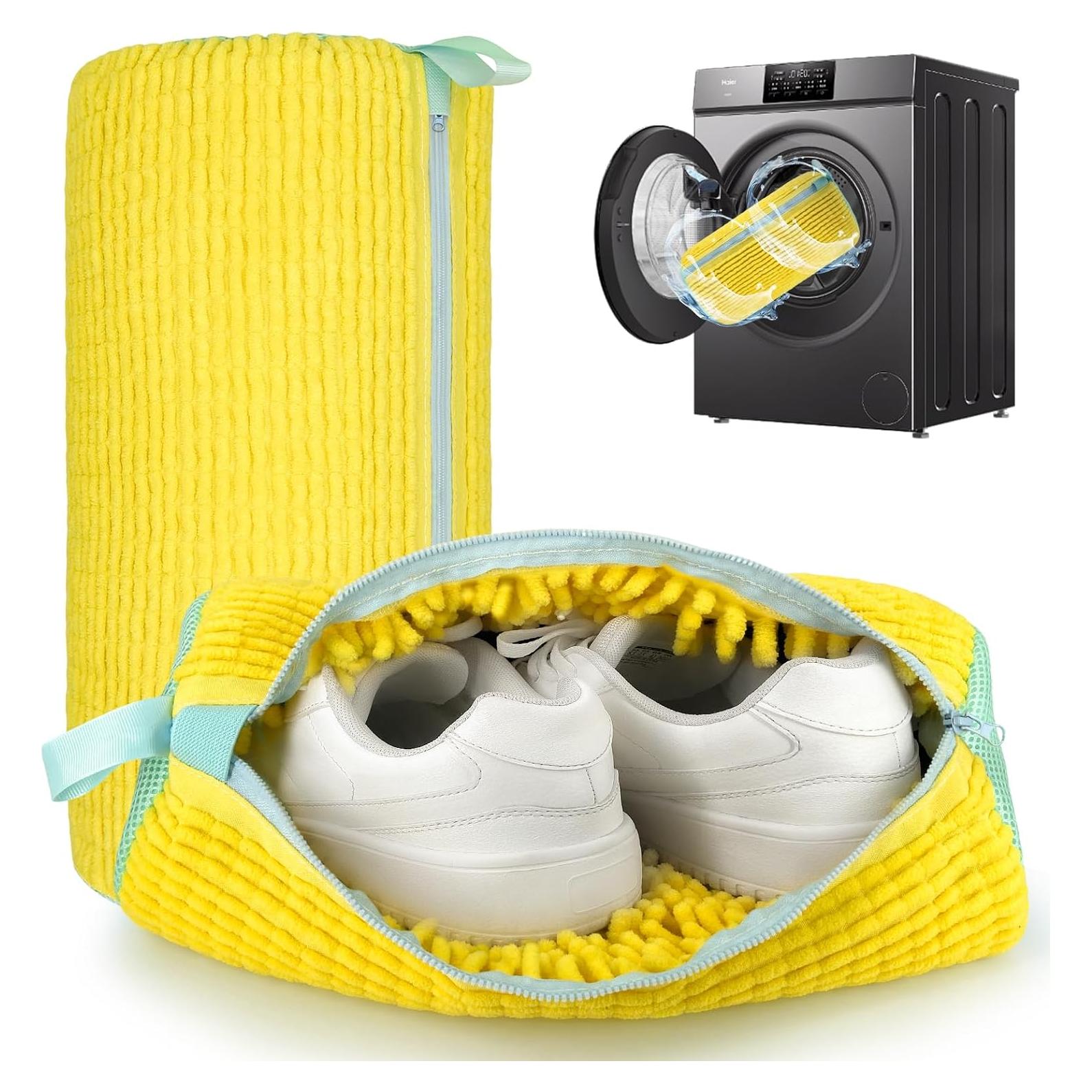 Bolsa para Lavar Zapatos FANCYFEB 2 Pcs Reutilizables Amarillo