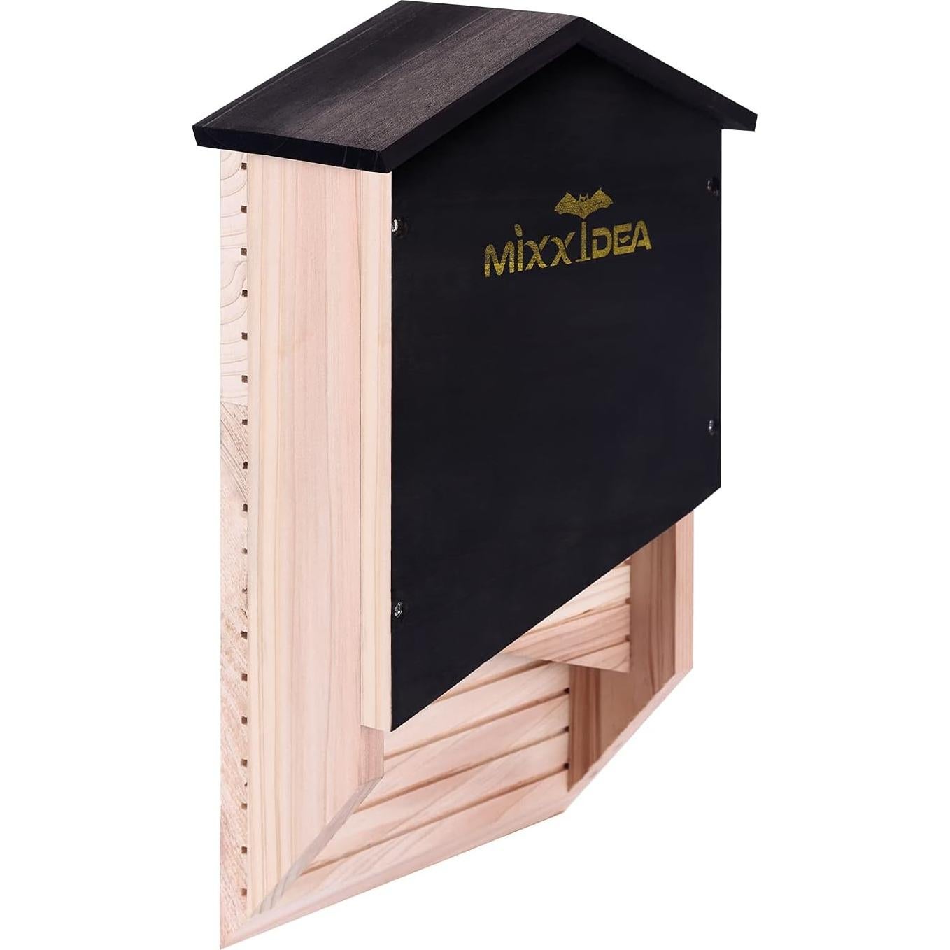 Casa de Murciélagos MIXXIDEA Doble Cámara Madera de Cedro