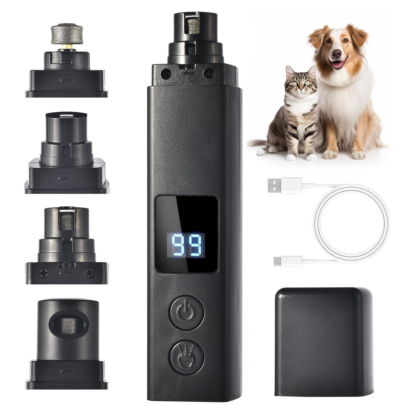 Molinillo de Uñas Eléctrico MELTING WOOD 4 Velocidades Negro