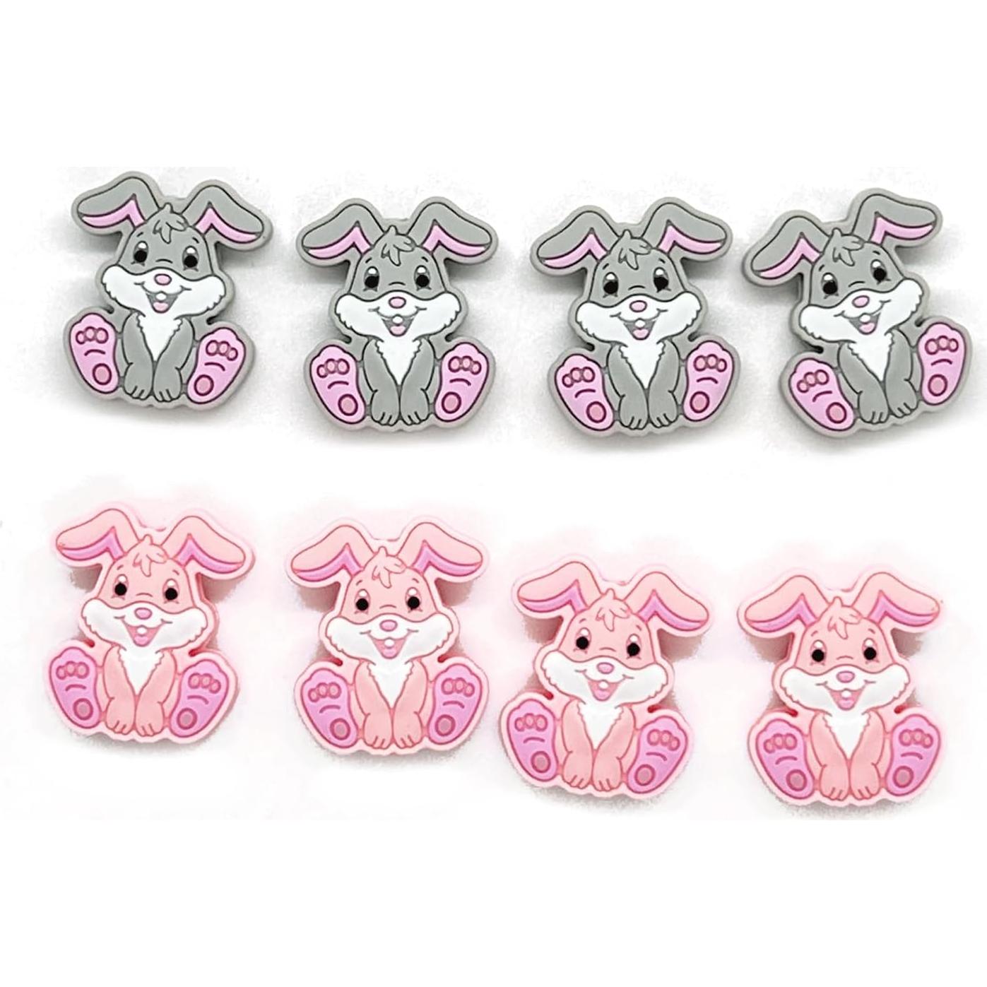 12 Perlas de Silicona Conejo HIZEMLK para Manualidades DIY