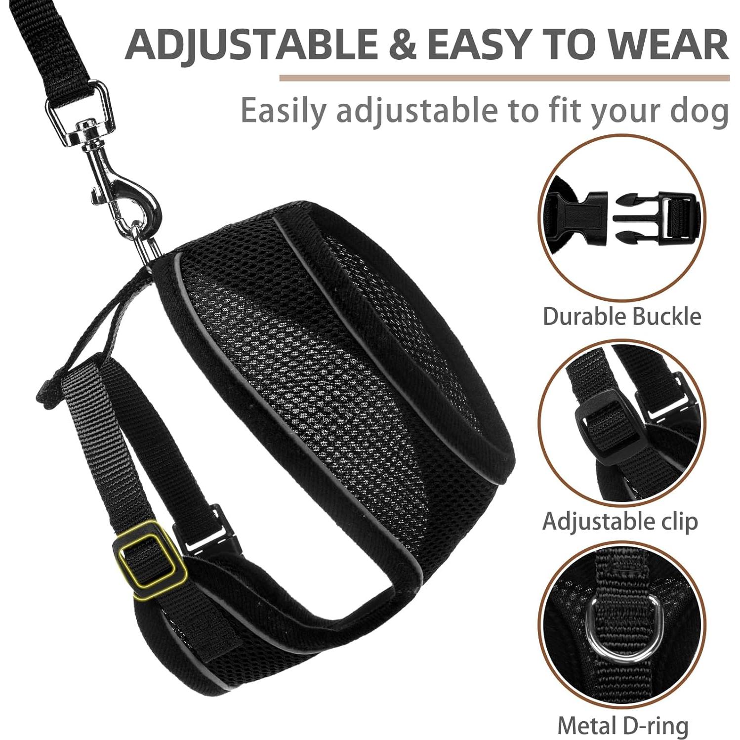 Arnés Suave PUPTECK para Perros y Gatos - Chaleco Acolchado