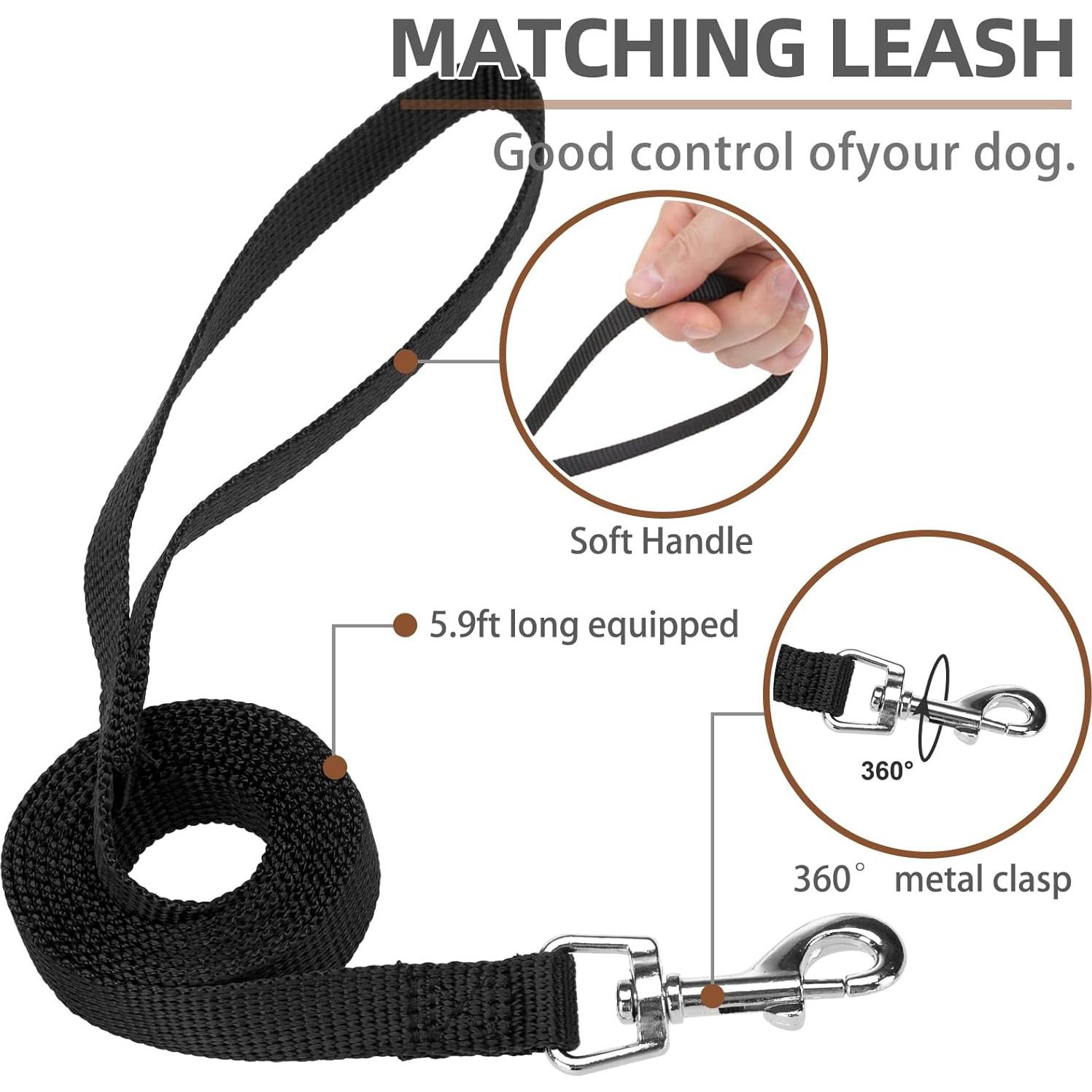 Arnés Suave PUPTECK para Perros y Gatos - Chaleco Acolchado