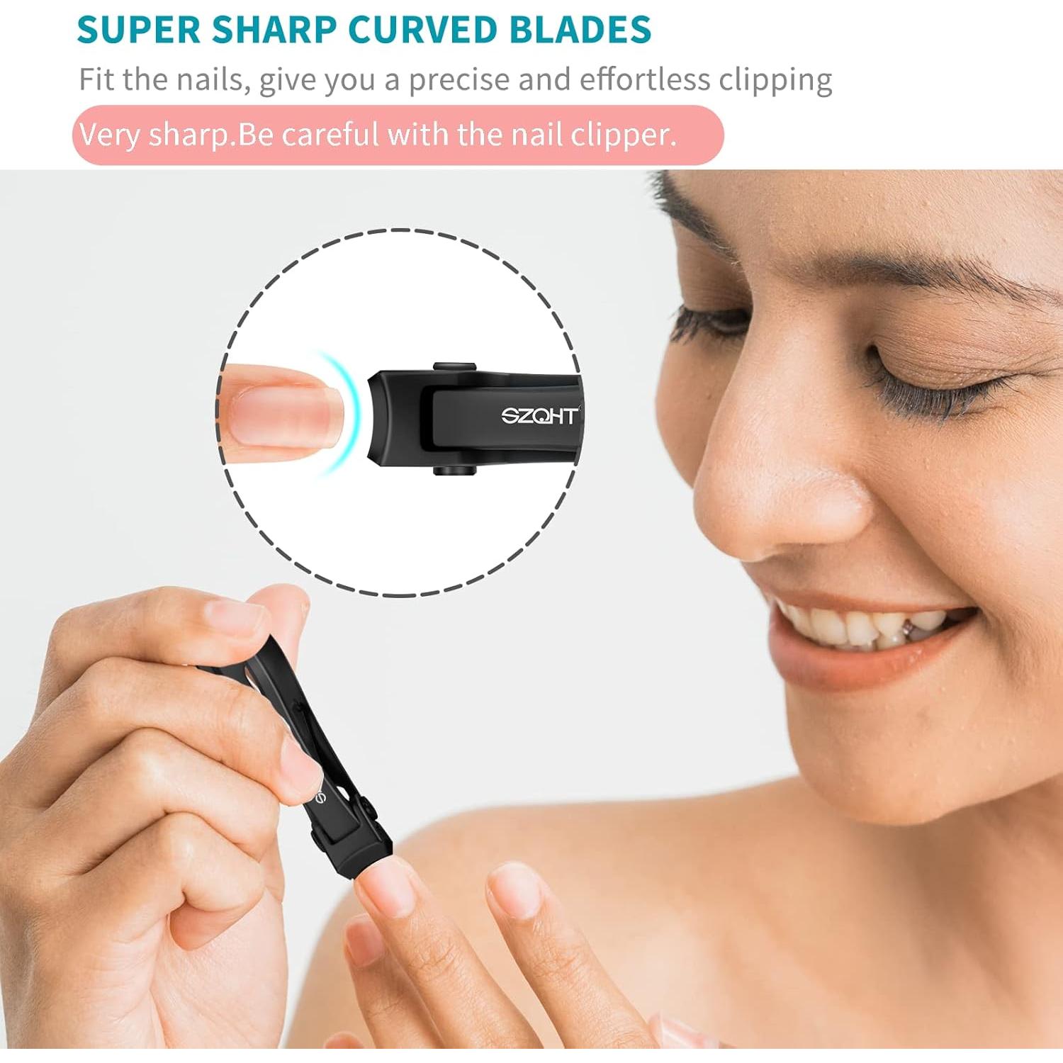 Cortauñas Ultra Ancho SZQHT para Uñas Gruesas - Acero Inoxidable