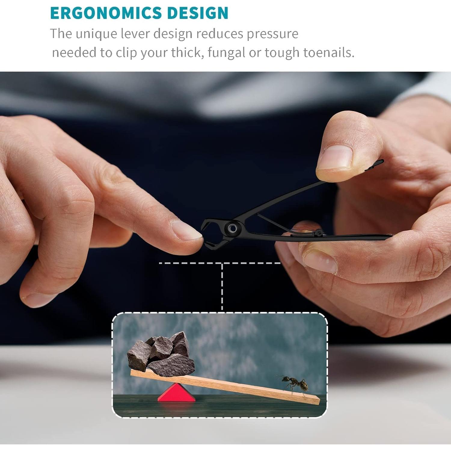 Cortauñas Ultra Ancho SZQHT para Uñas Gruesas - Acero Inoxidable