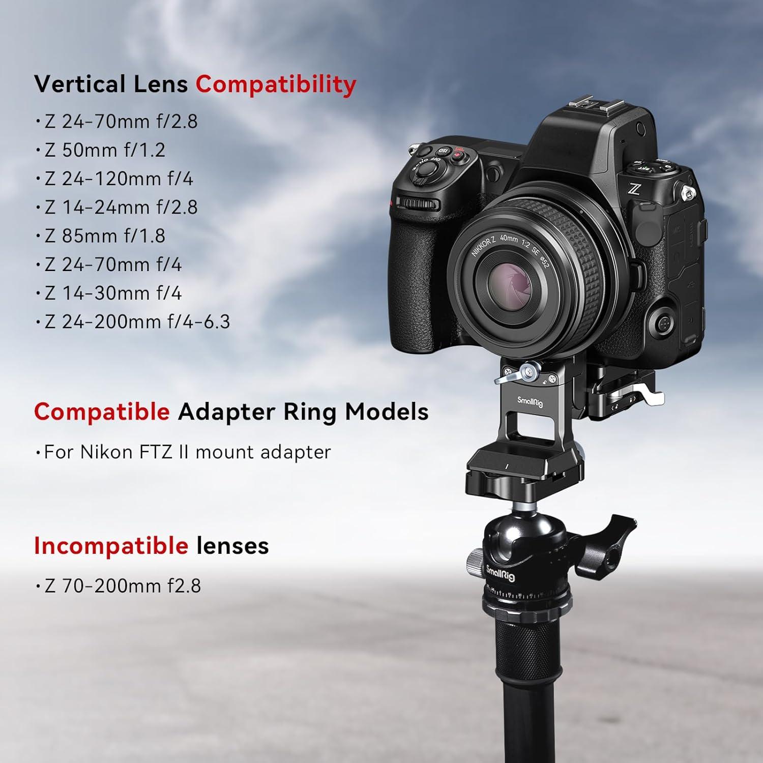 Placa de Montaje Rotatable SmallRig 4306 para Nikon Z