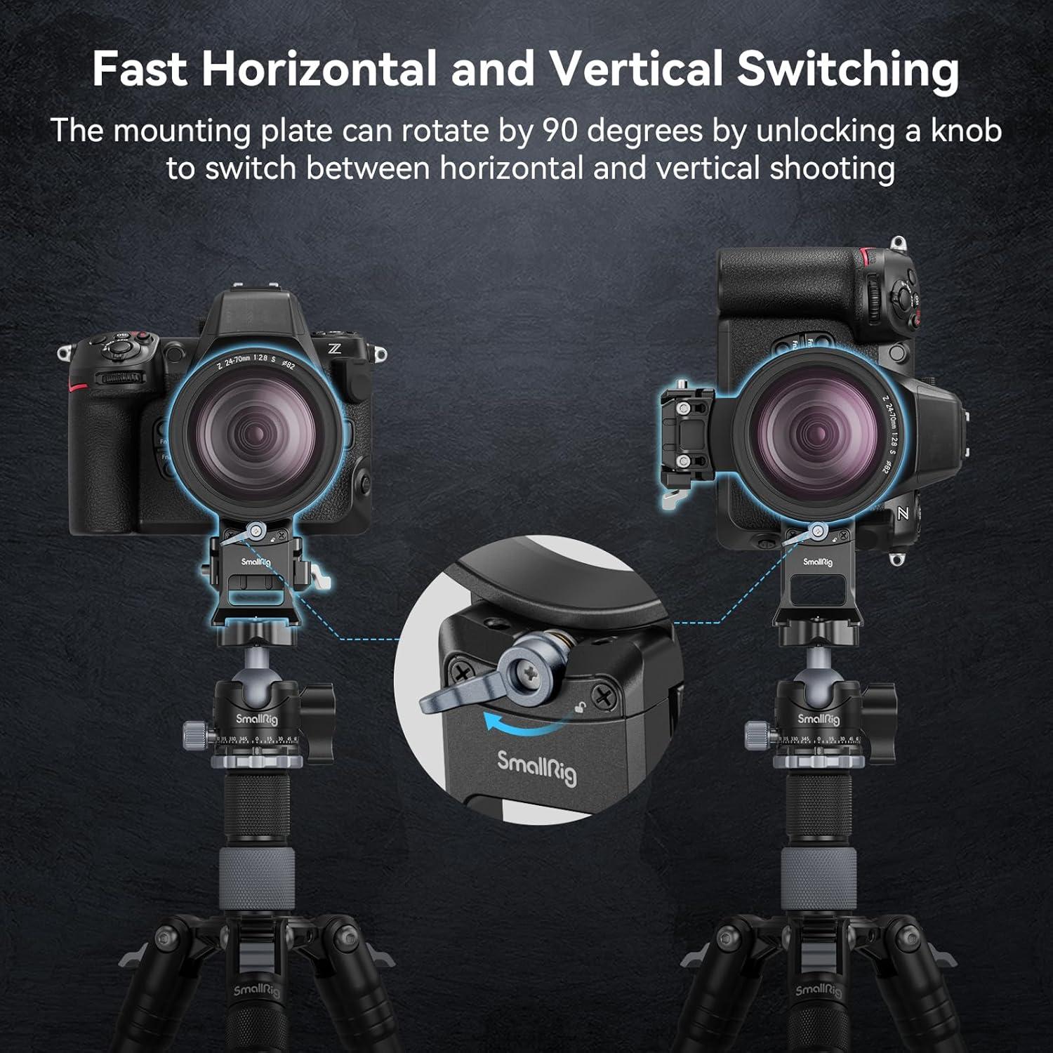 Placa de Montaje Rotatable SmallRig 4306 para Nikon Z