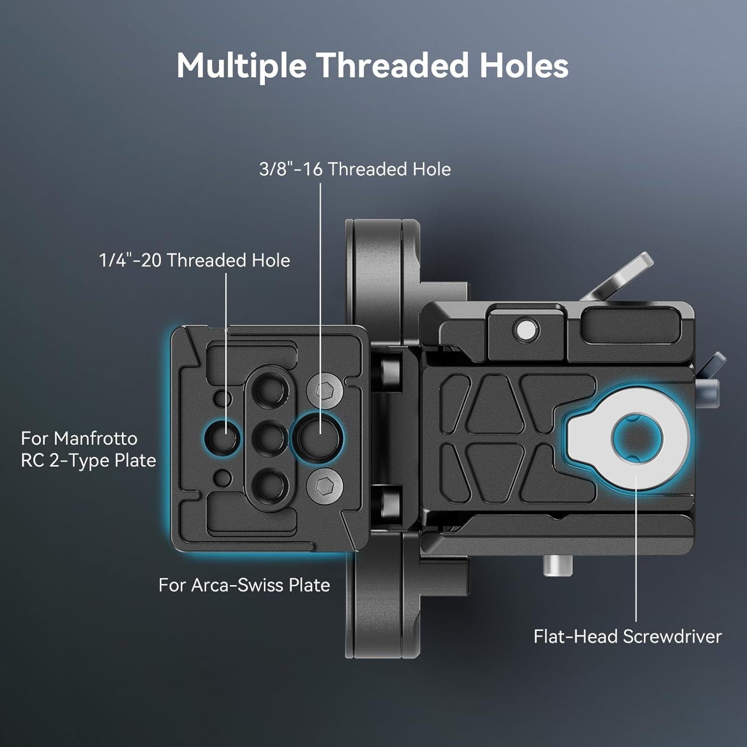 Placa de Montaje Rotatable SmallRig 4306 para Nikon Z