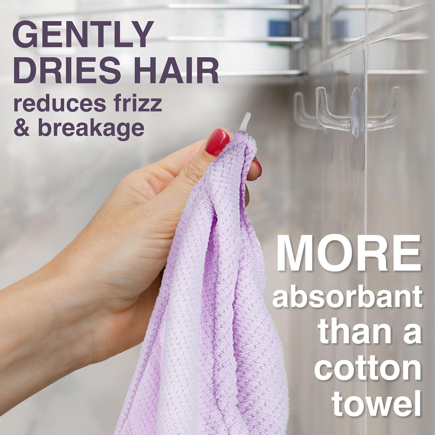 Toalla de Cabello Microfibra Expressions Lavanda 58x20cm