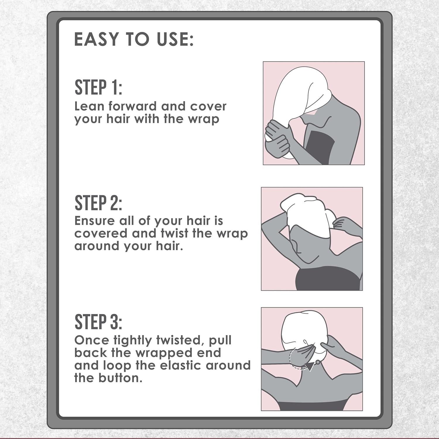 Toalla de Cabello Microfibra Expressions Lavanda 58x20cm