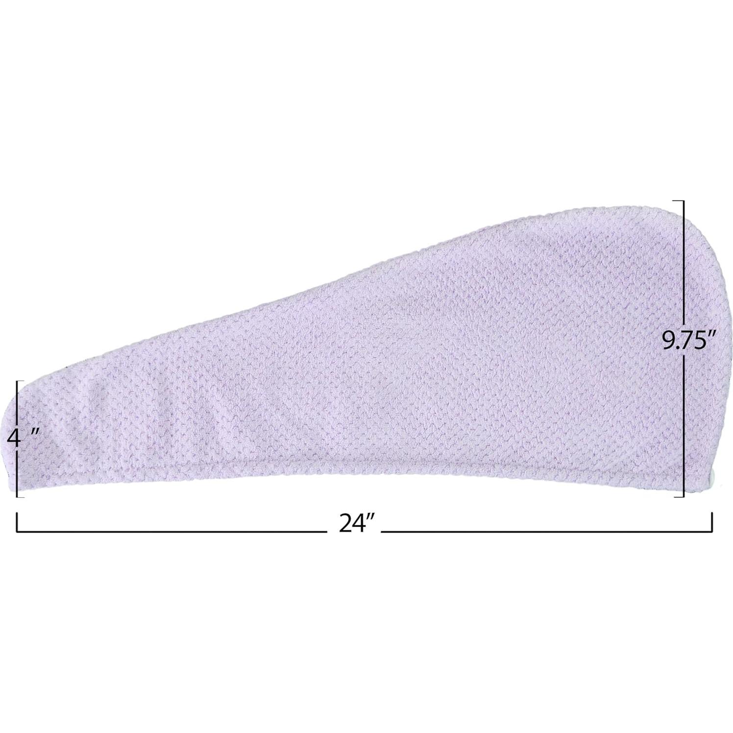 Toalla de Cabello Microfibra Expressions Lavanda 58x20cm