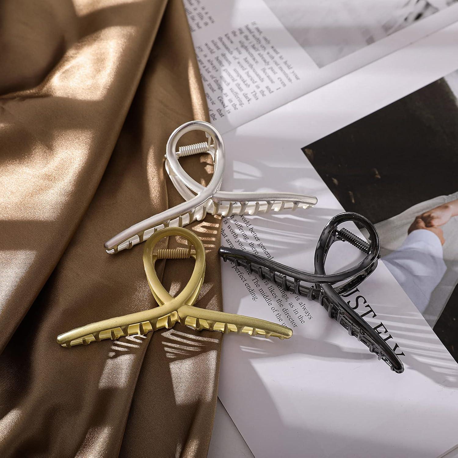 Pinzas y Horquillas de Pelo Molans - 3 Clips Metálicos Antideslizantes