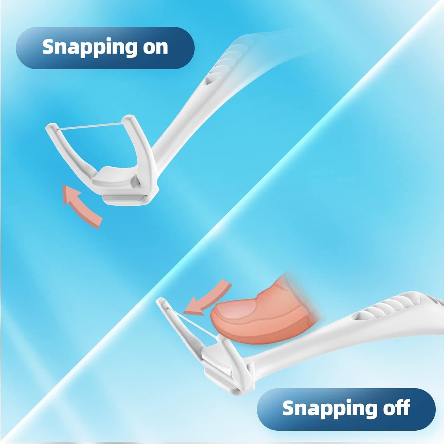 Kit de Hilo Dental VINSULLA con 1 Mango y 60 Cabezas Menta