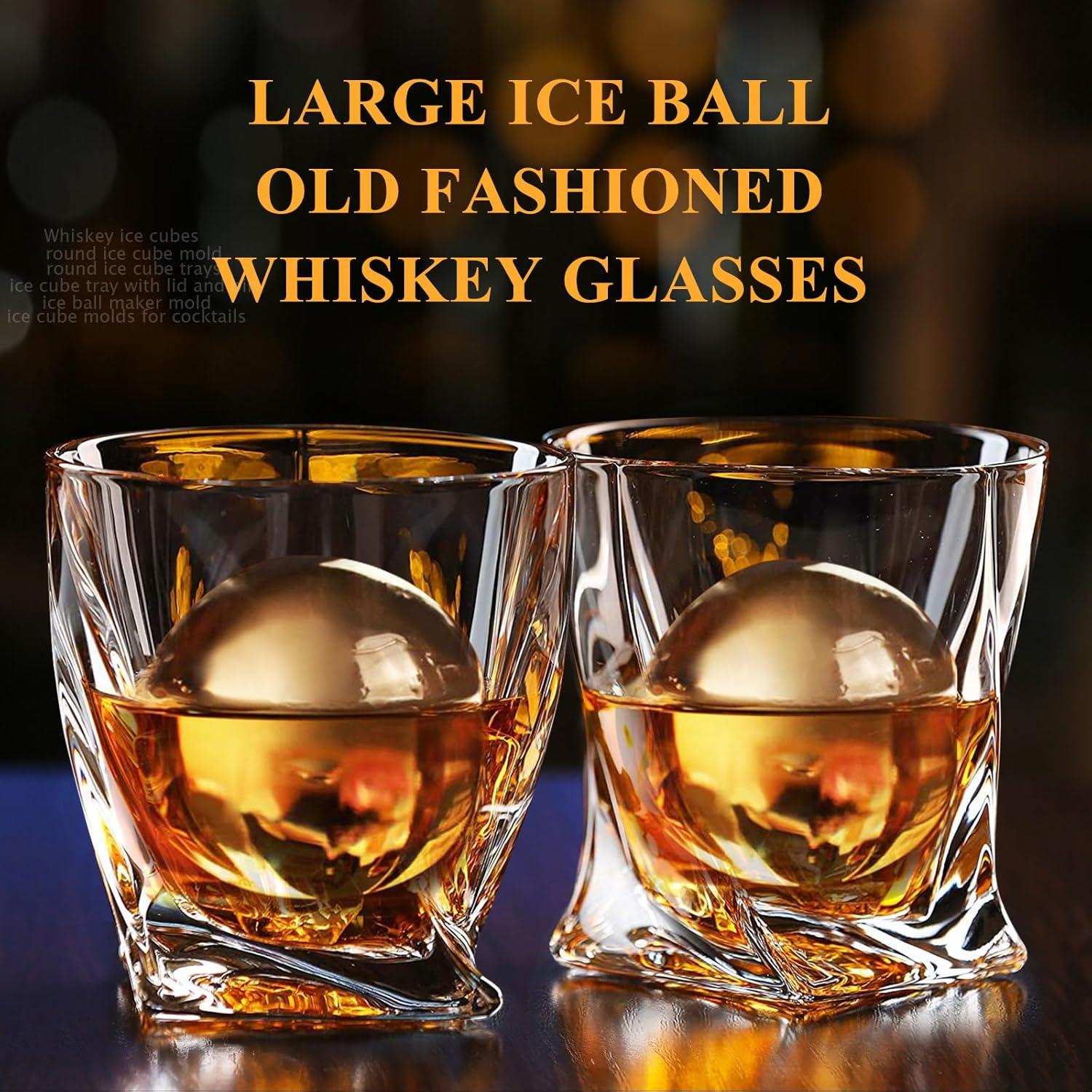 Molde de Cubos de Hielo Redondos AIBIRUI - 2 Bandejas, 16 Esferas