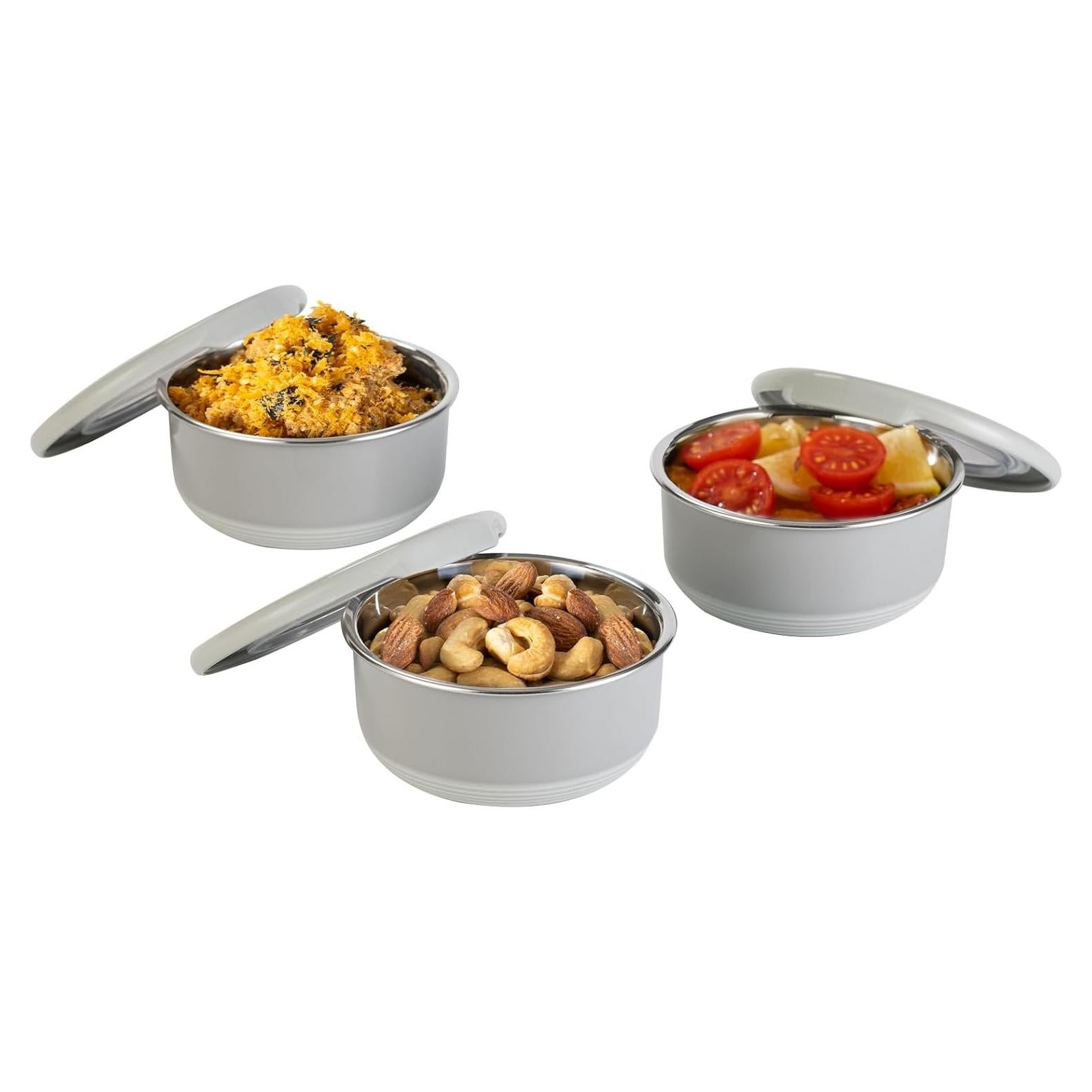 Contenedor de Aderezo Lille Home Acero Inoxidable 221.6 ml - Juego de 3