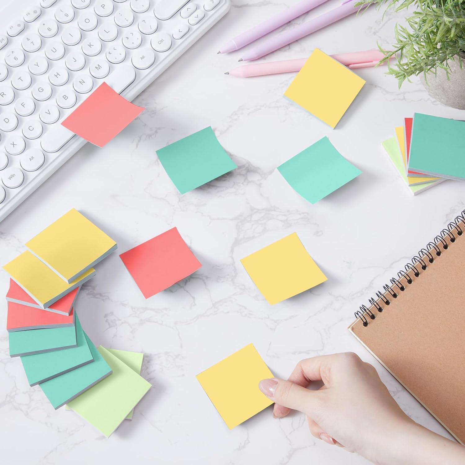 Notas Adhesivas Fainne 24 Piezas 5.08x5.08 cm Color Brillante