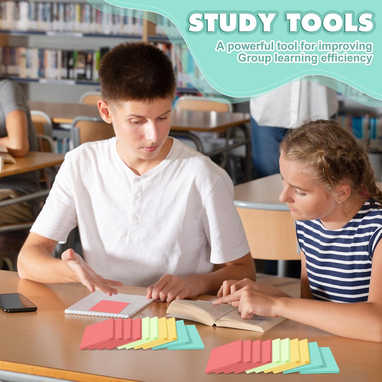 Notas Adhesivas Fainne 24 Piezas 5.08x5.08 cm Color Brillante