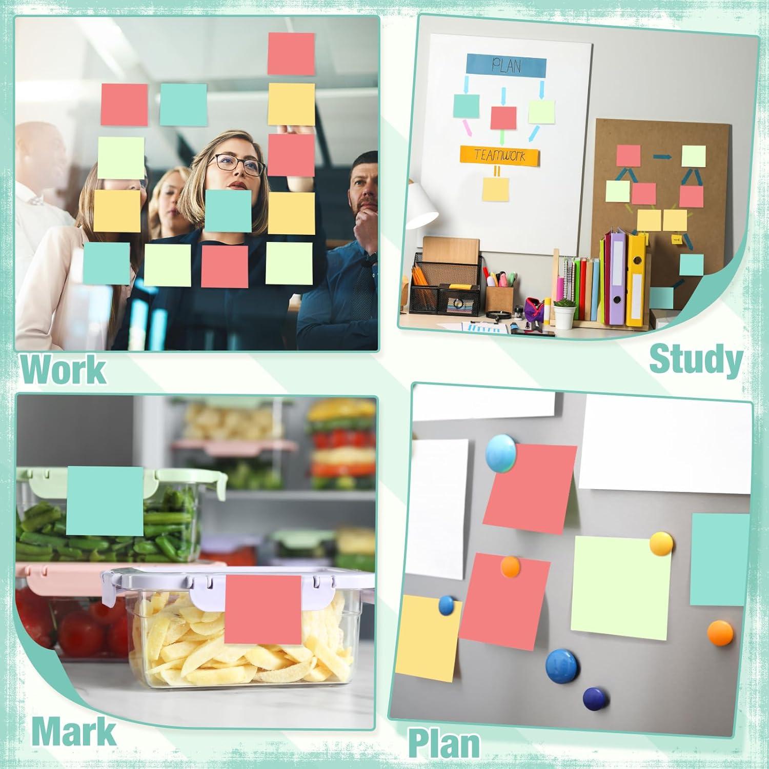 Notas Adhesivas Fainne 24 Piezas 5.08x5.08 cm Color Brillante